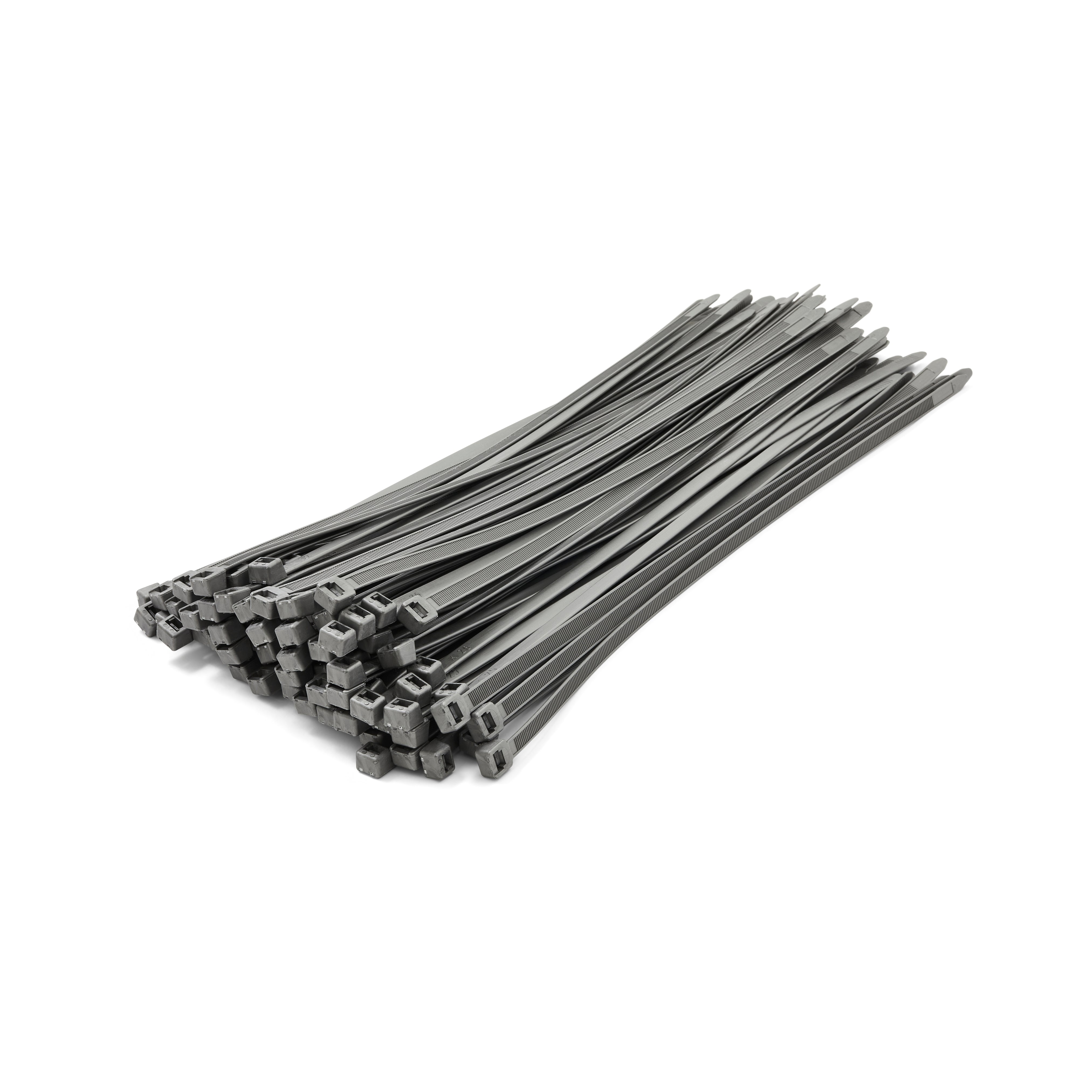 Silver Cable Ties - Pack of 100