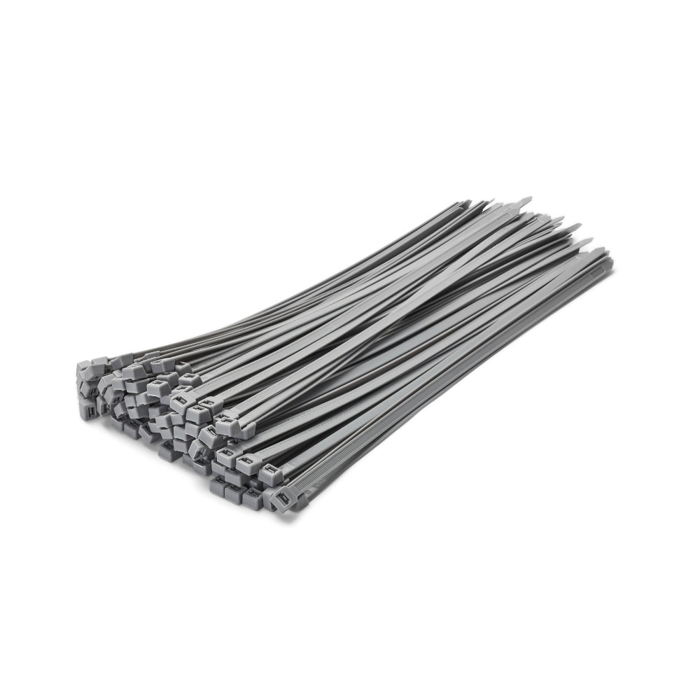 Silver Cable Ties - Pack of 100