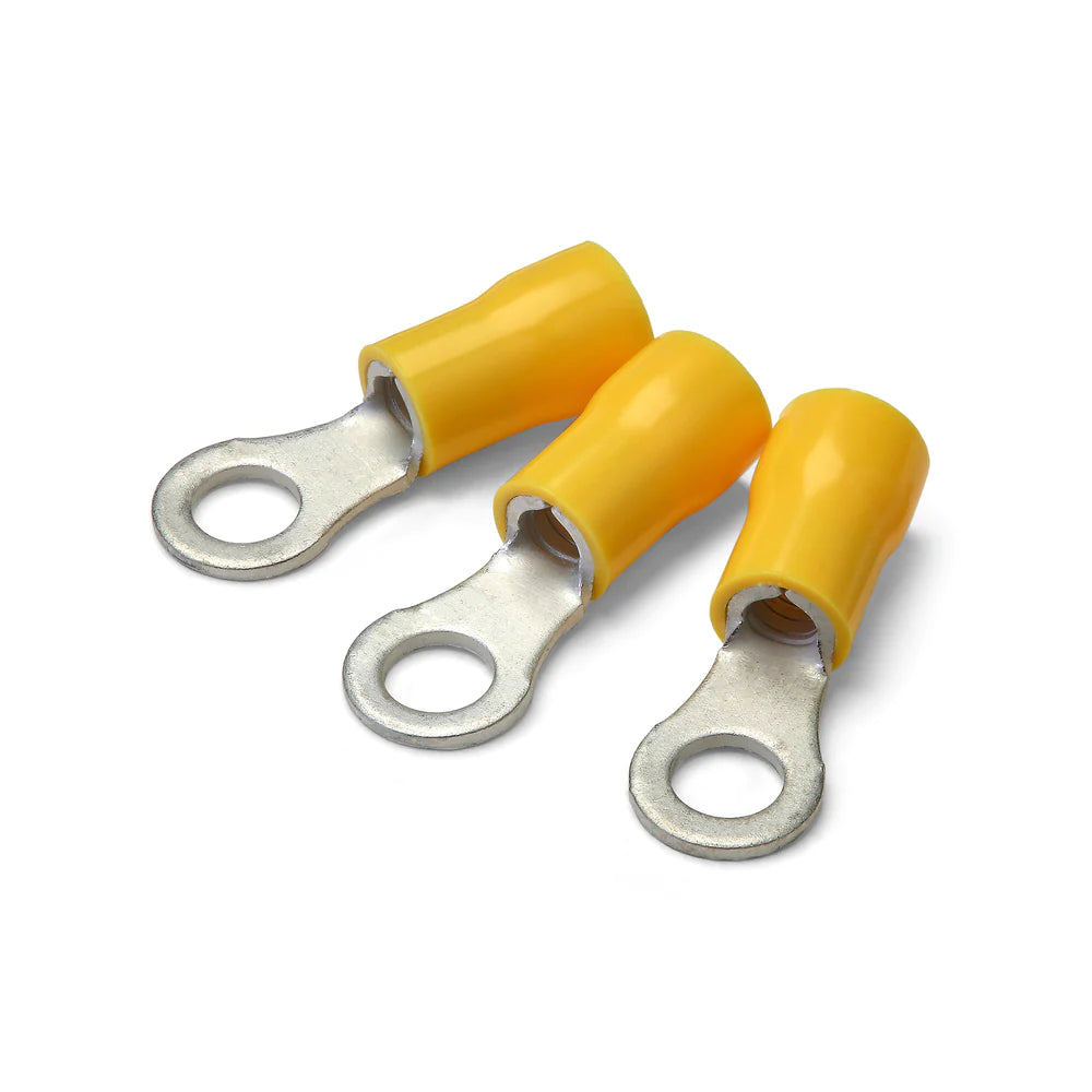 Yellow Ring Terminal - Insulated - Pack of 100