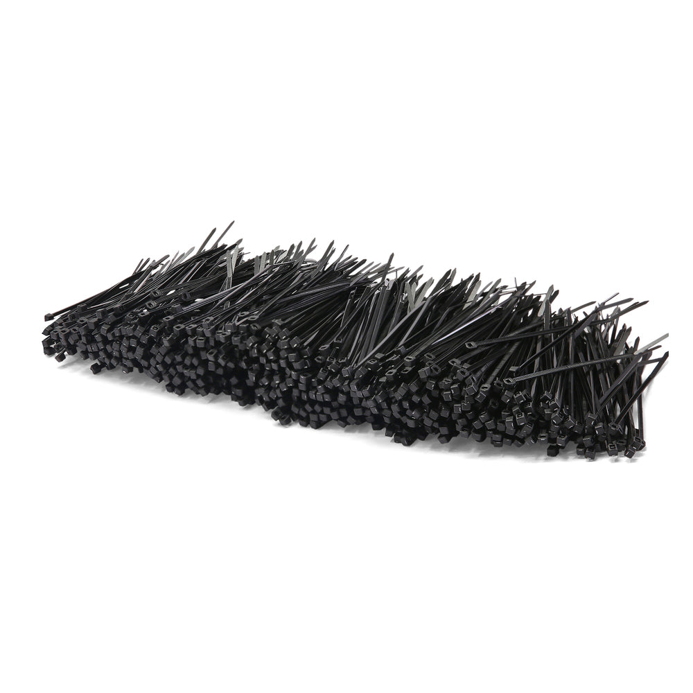 Black Cable Ties - Bulk Pack of 1000