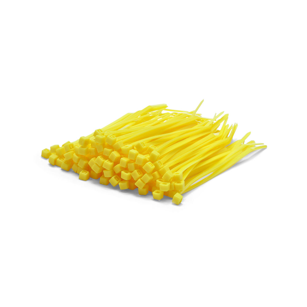 Yellow Cable Ties - Pack of 100