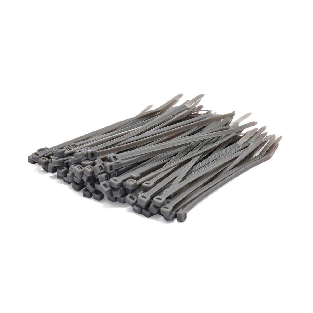 Silver Cable Ties - Pack of 100