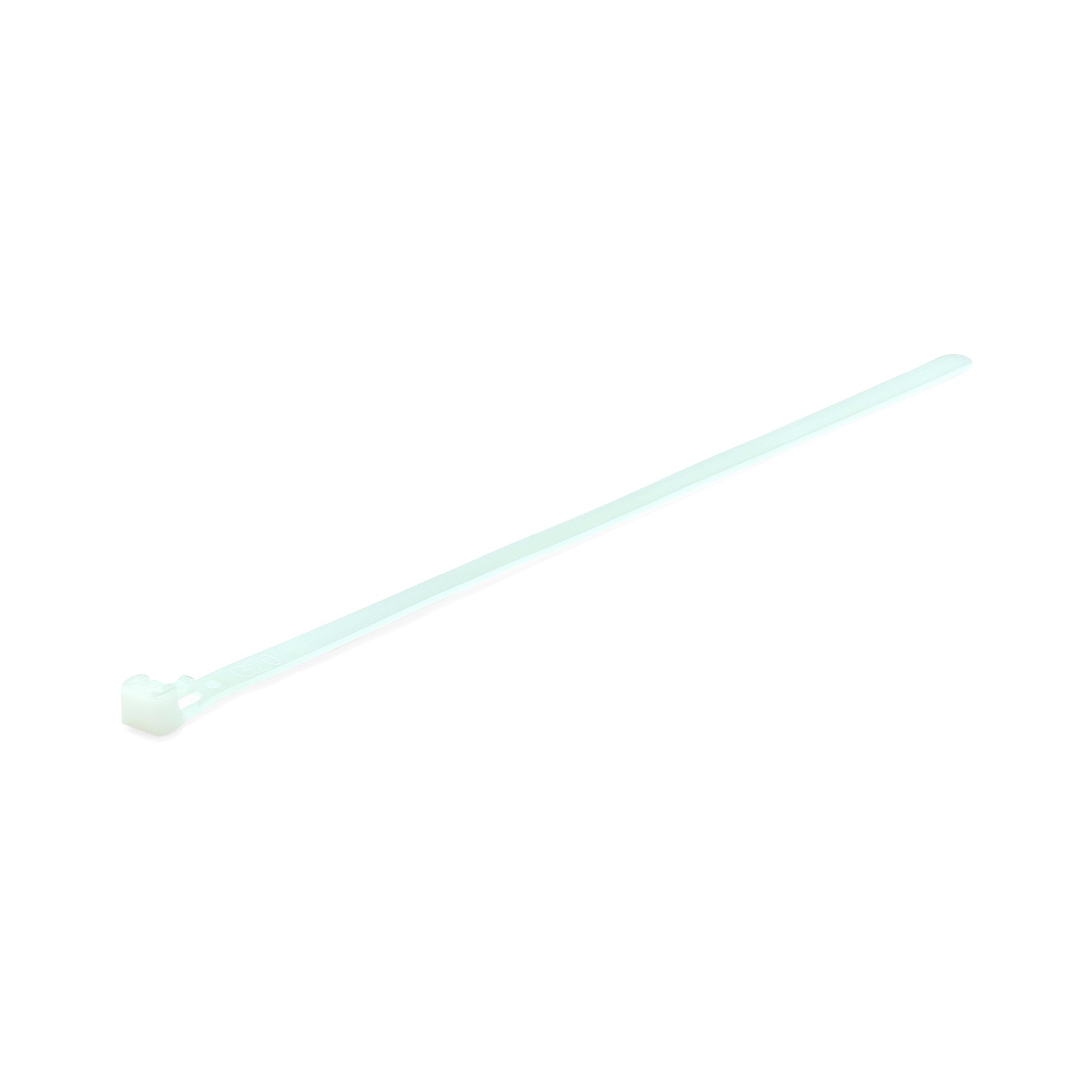 Natural White Reusable Cable Ties - Pack of 100