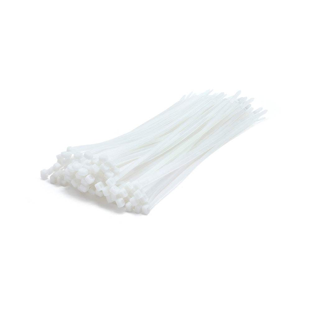 Natural White Cable Ties - Pack of 100