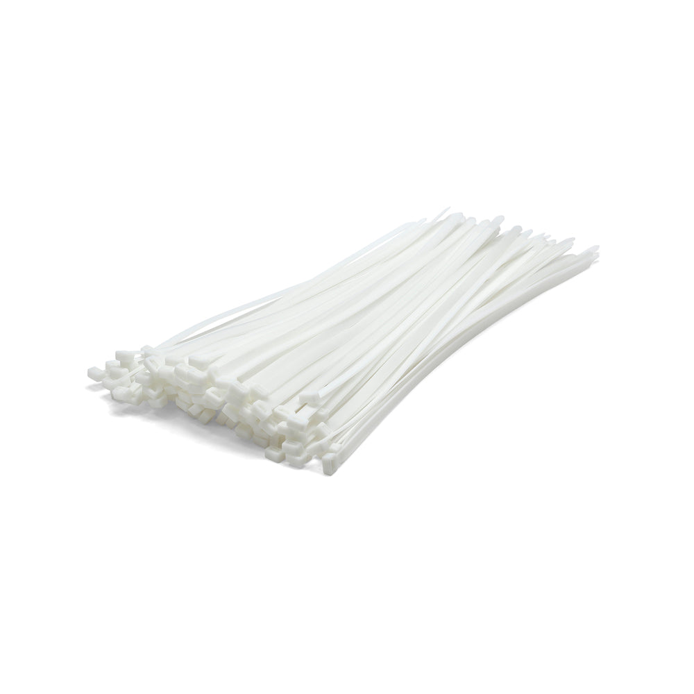 Natural White Cable Ties - Pack of 100