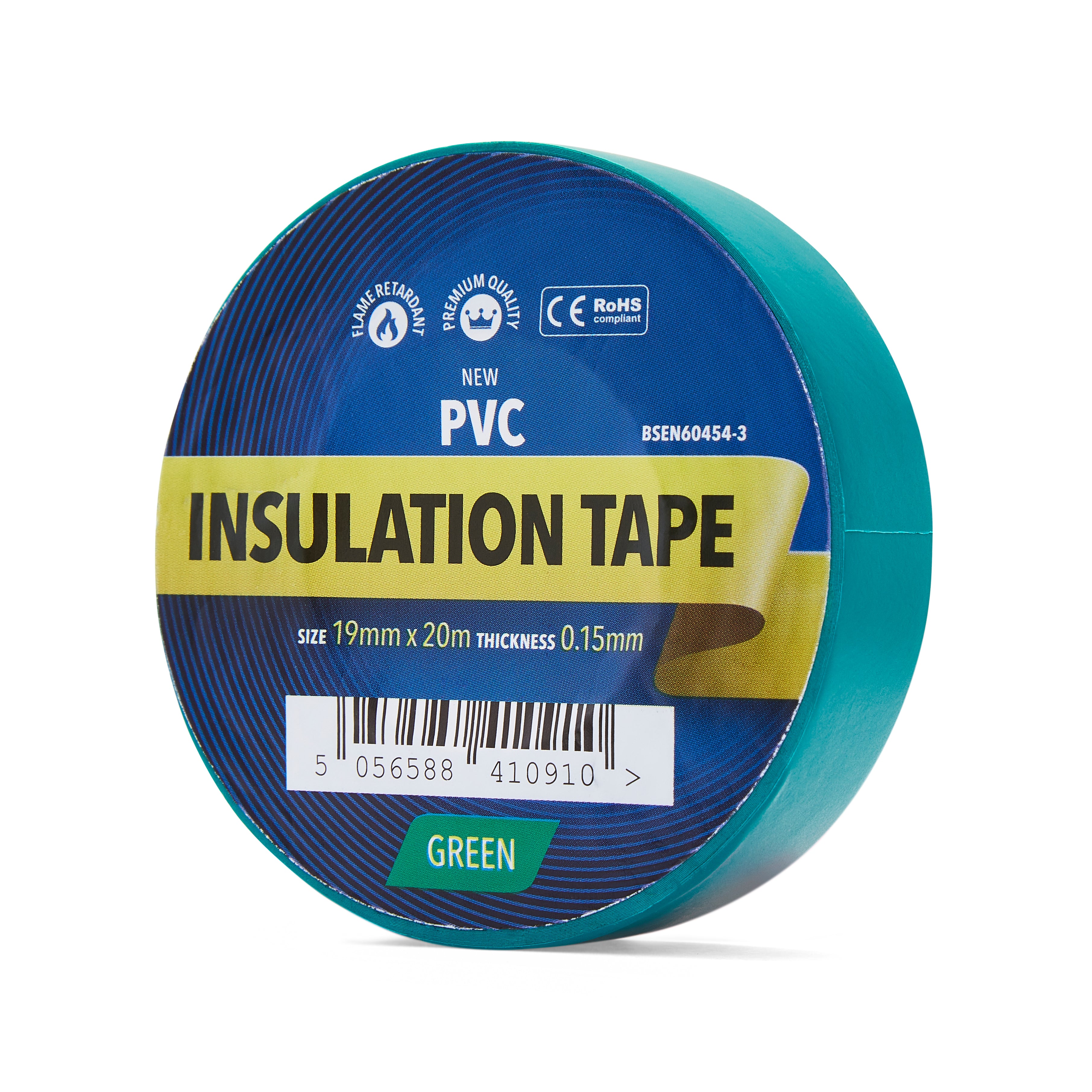Green Electrical Tape 19mm - PVC Insulation Tape