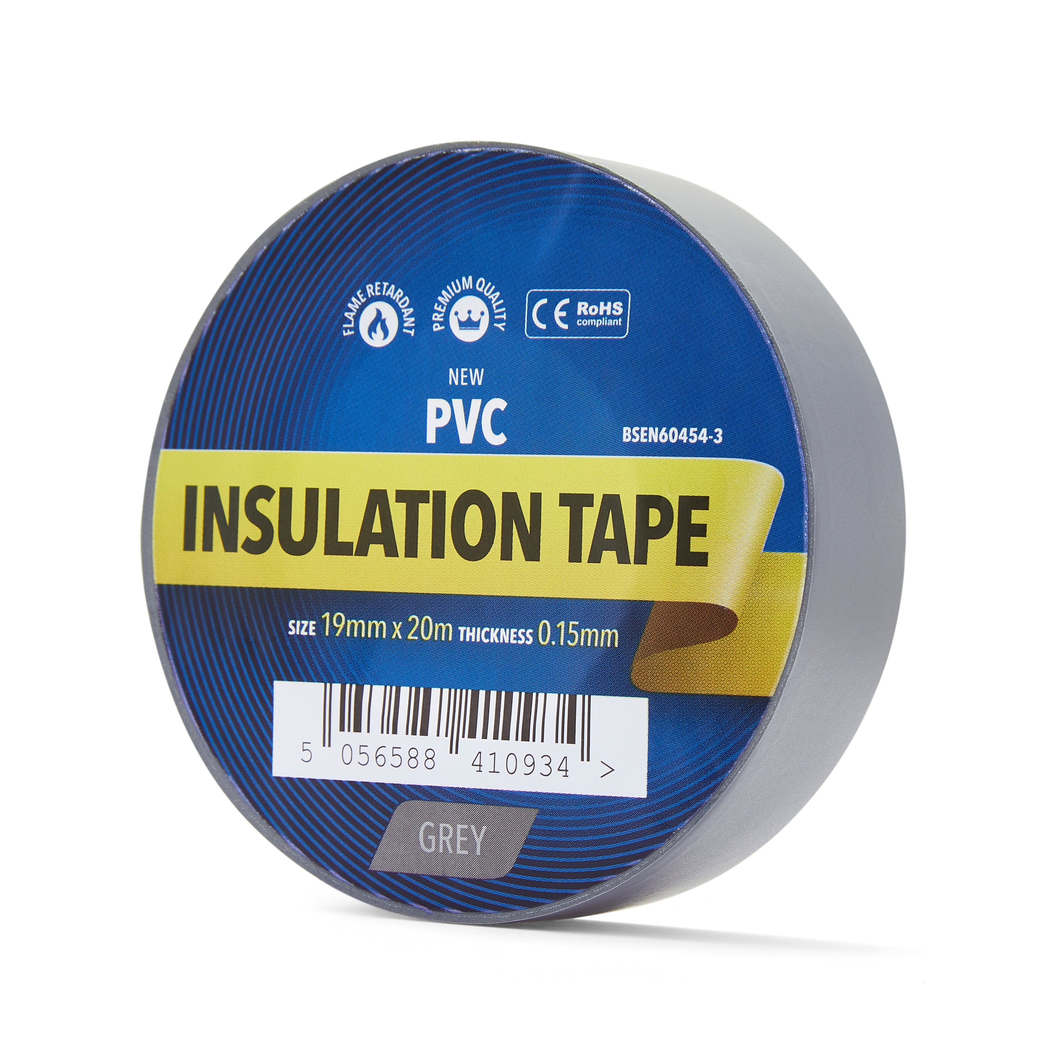 Grey Electrical Tape 19mm - PVC Insulation Tape