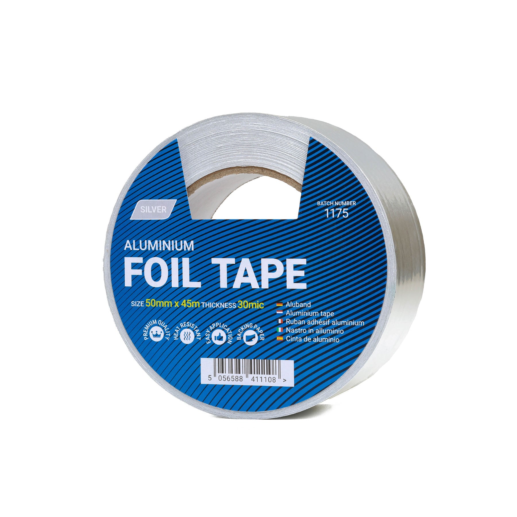 Aluminium Foil Tape - 50 mm x 45 m Roll