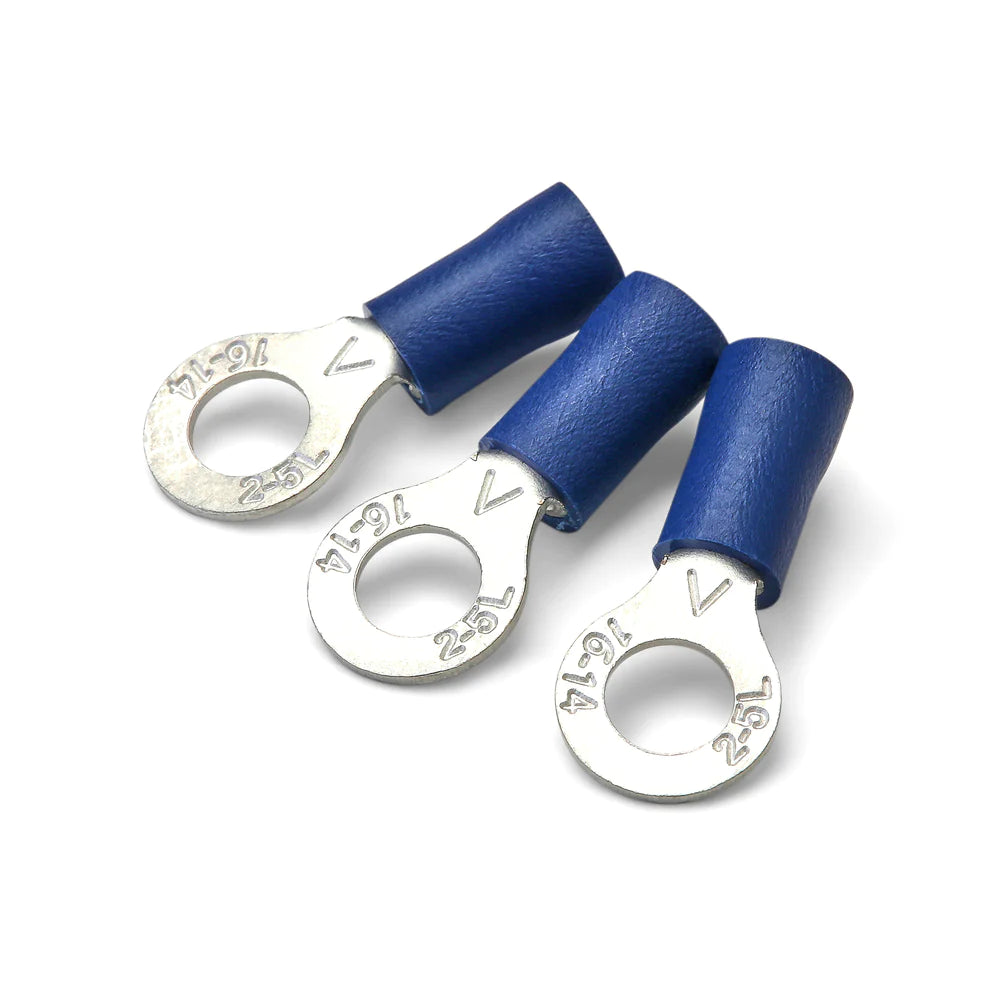 Blue Ring Terminal - Insulated - Pack of 100