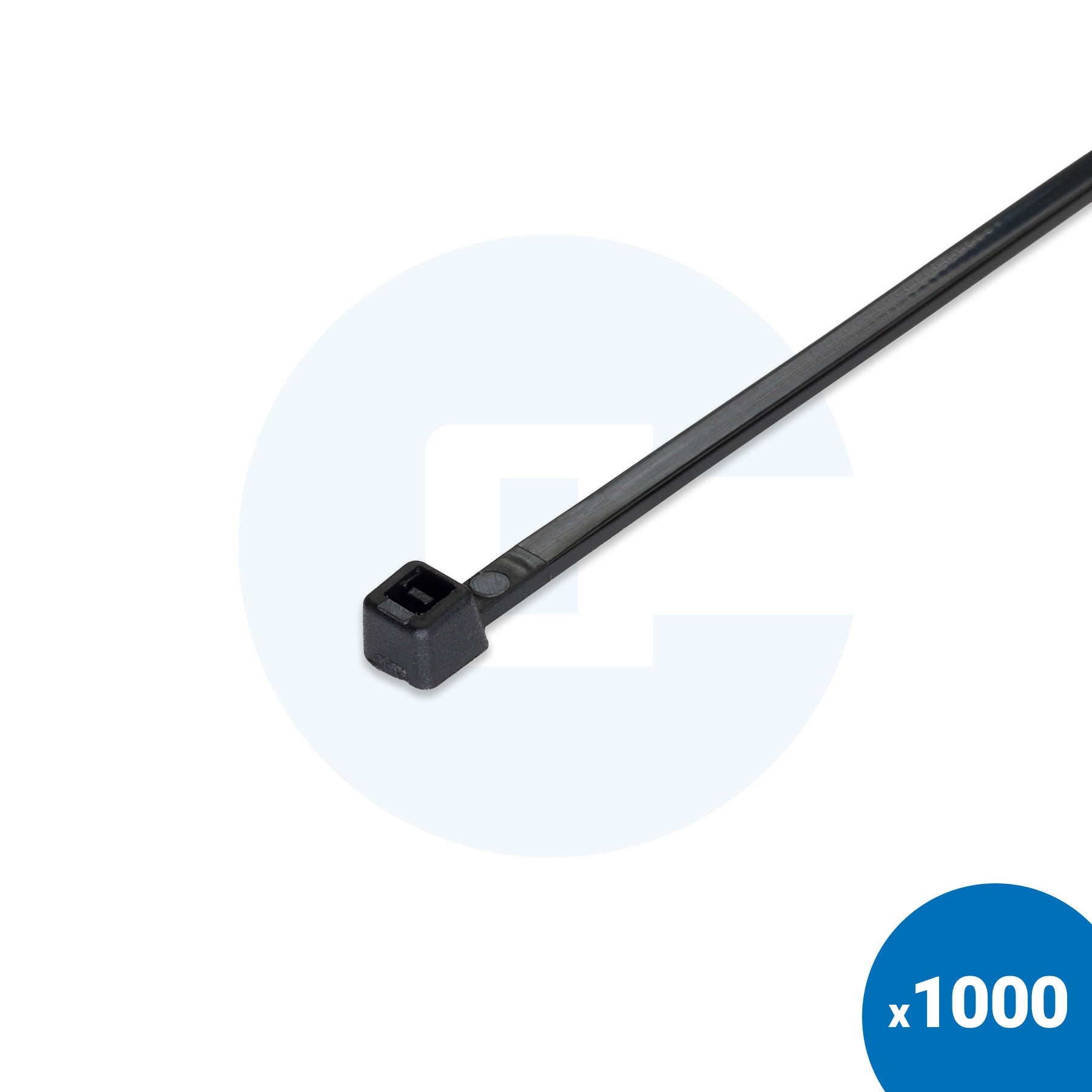 Black Cable Ties - Bulk Pack of 1000