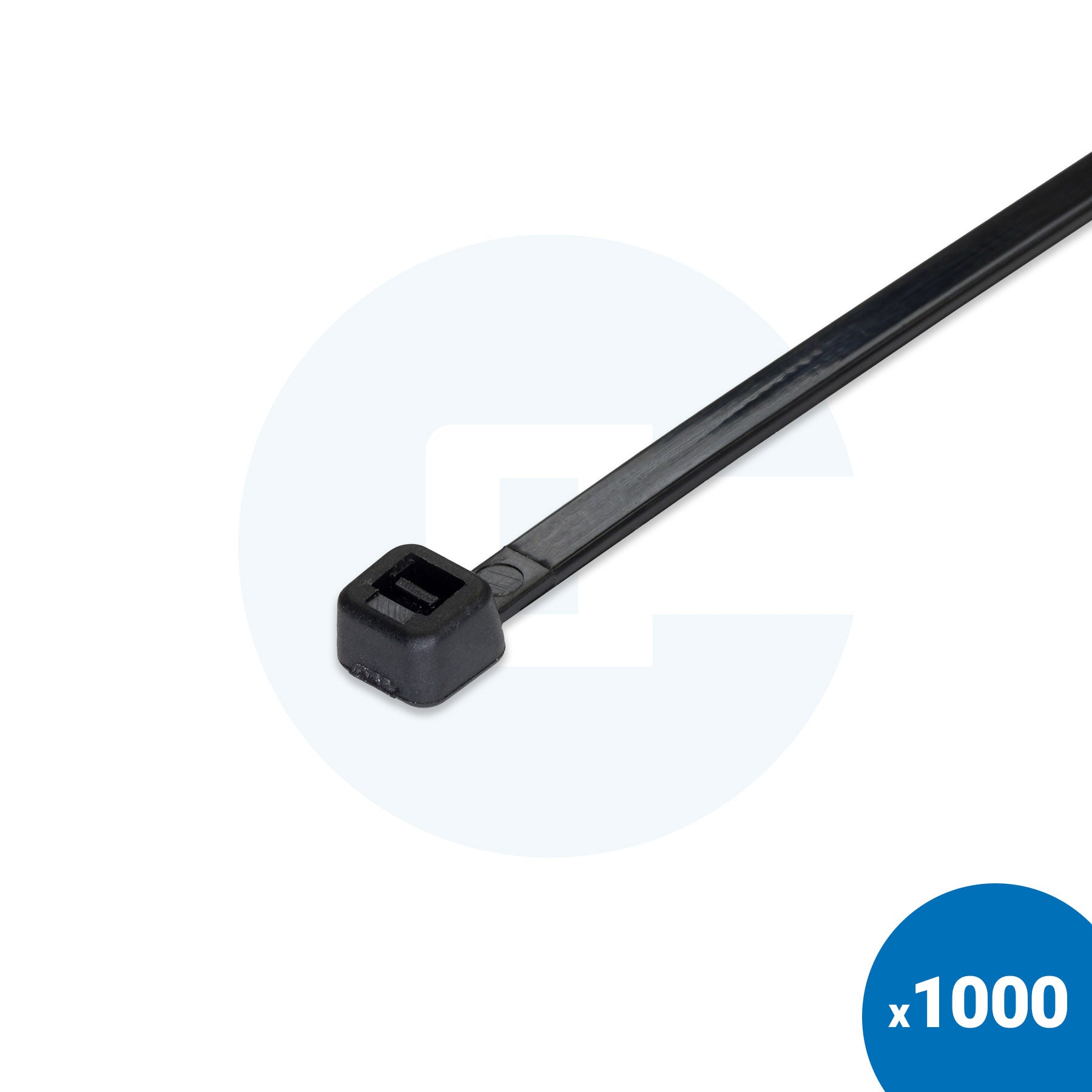 Black Cable Ties - Bulk Pack of 1000
