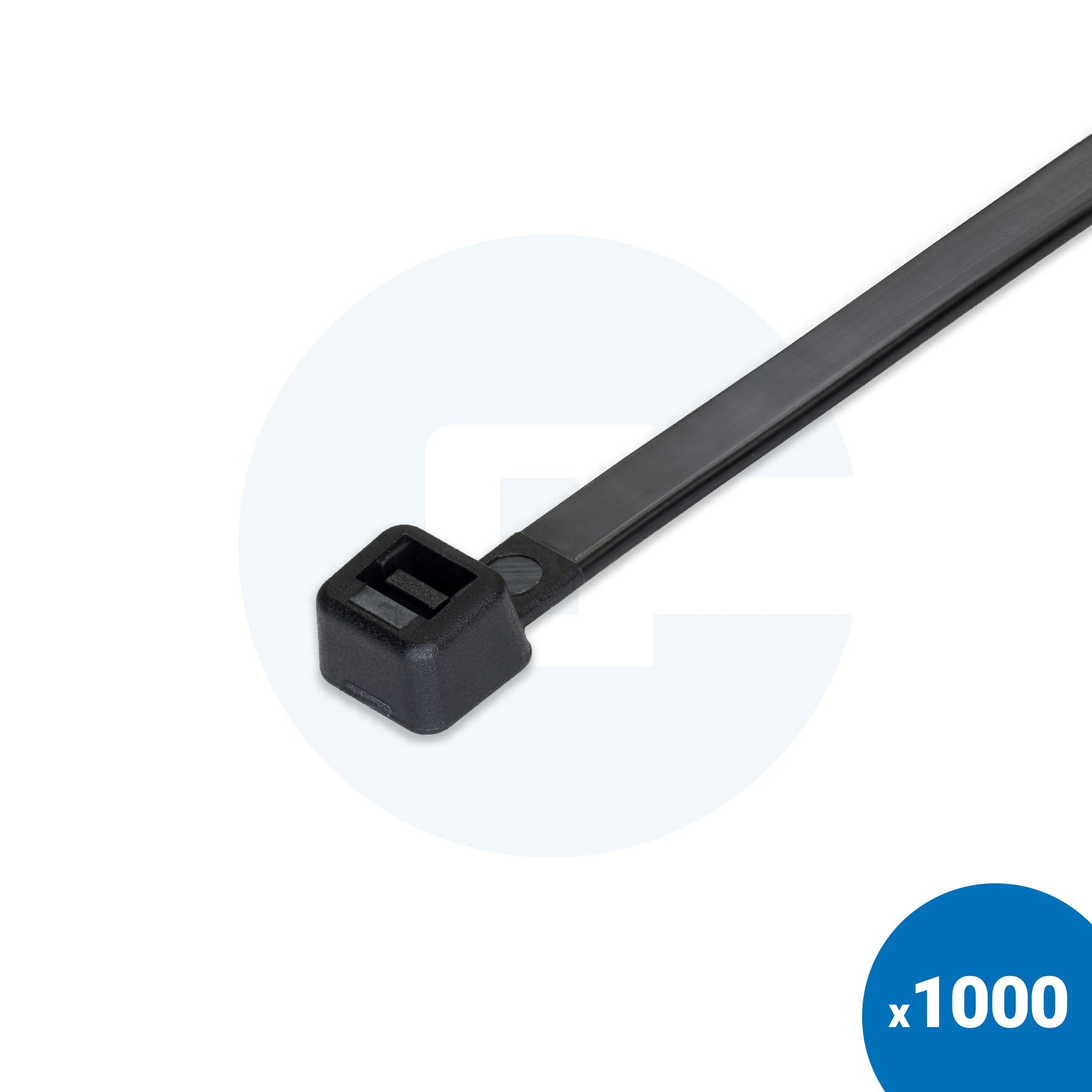 Black Cable Ties - Bulk Pack of 1000