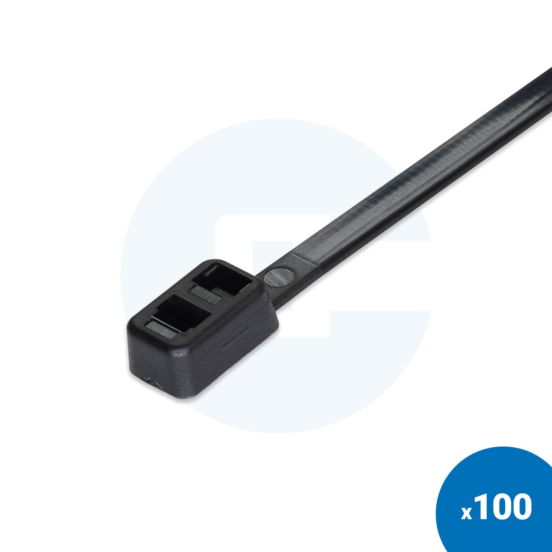Double Loop Cable Ties - Pack of 100