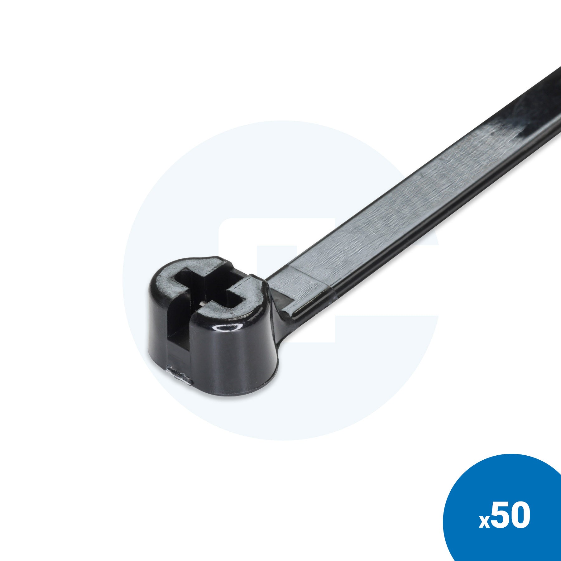 Metal Tooth Cable Ties - Pack of 100/50