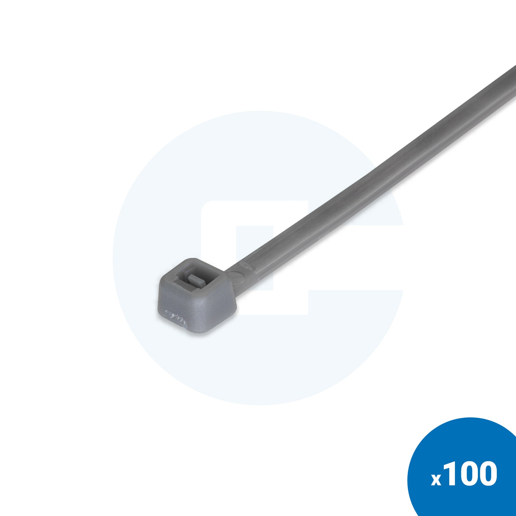 Grey Cable Ties - Pack of 100