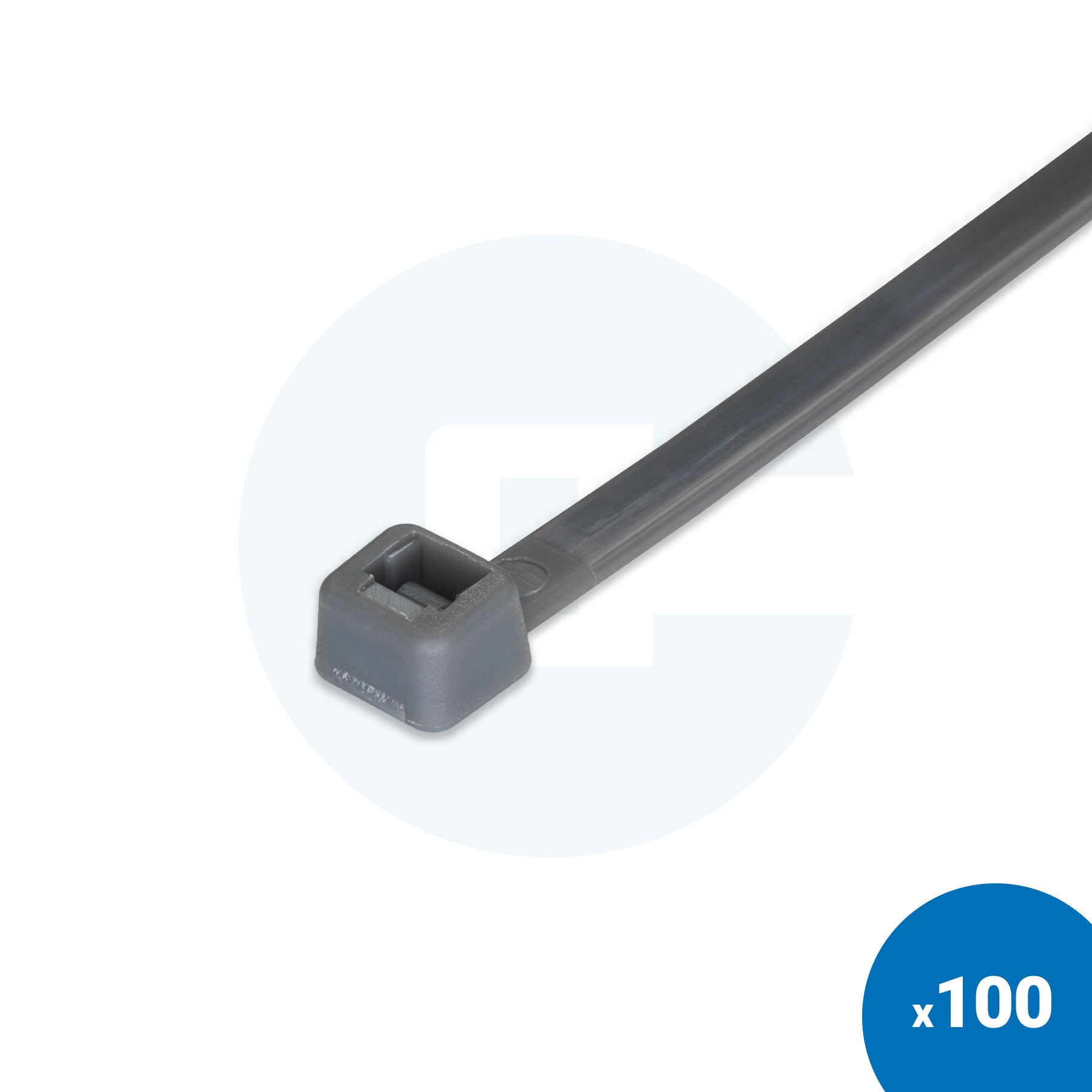 Grey Cable Ties - Pack of 100