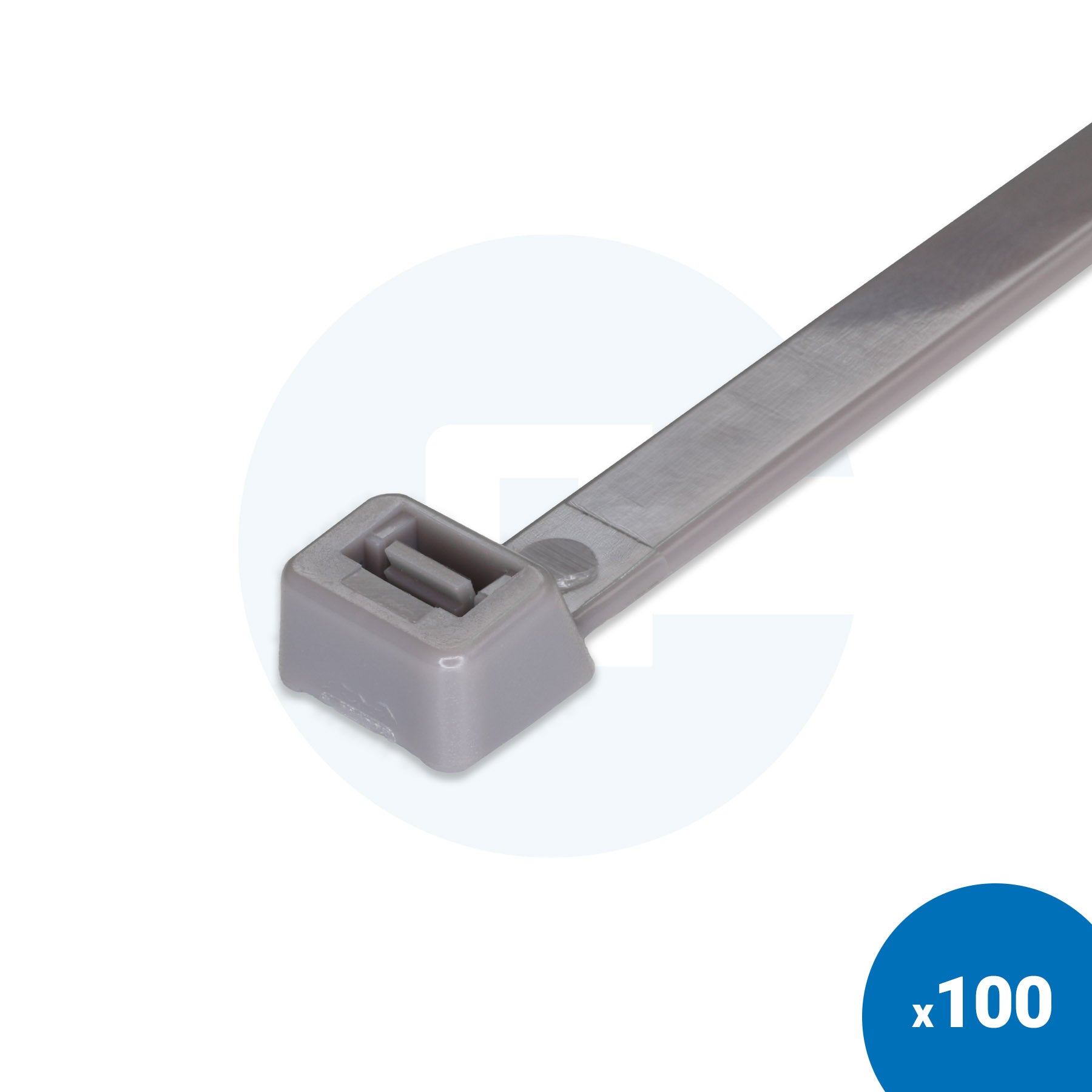 Grey Cable Ties - Pack of 100