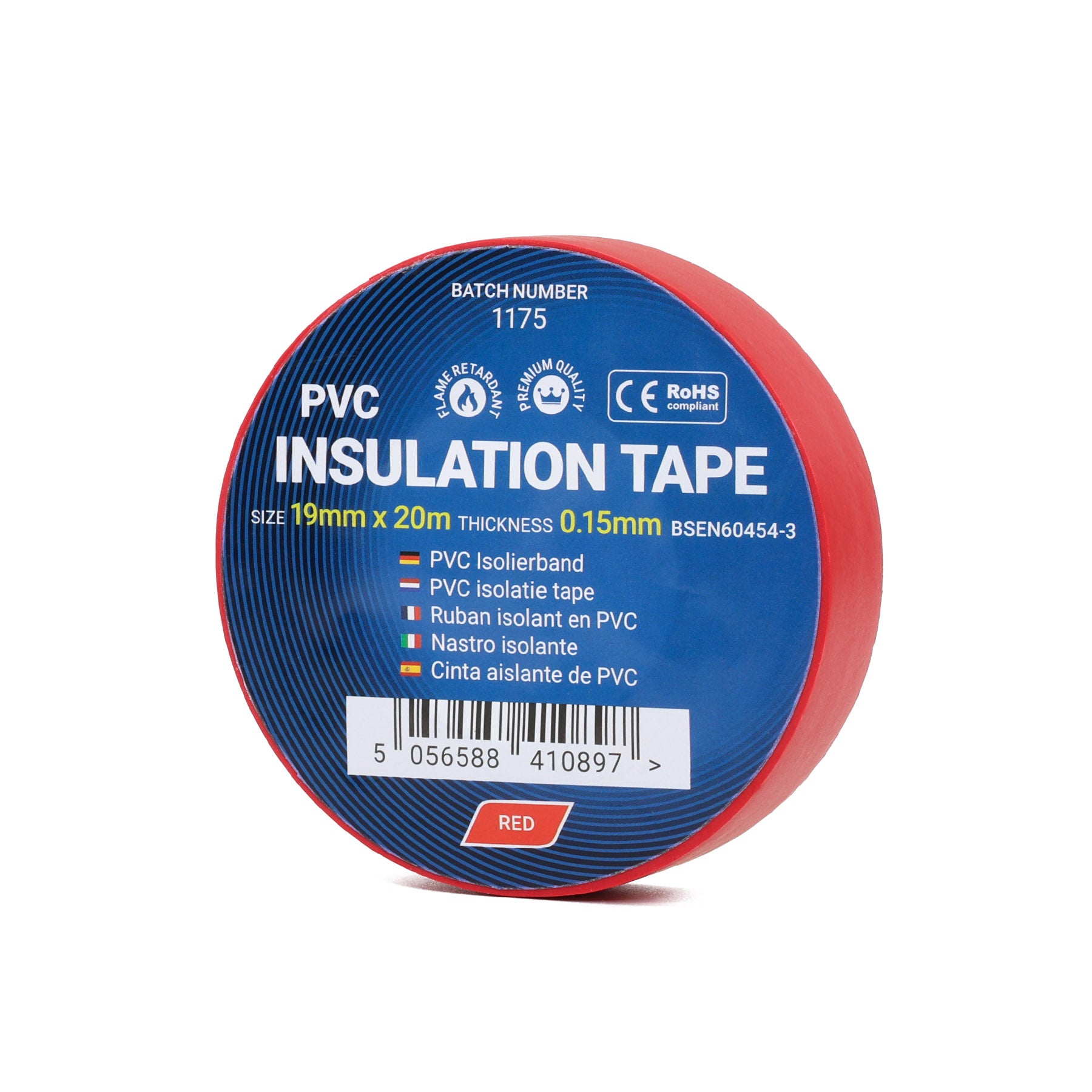 Red Electrical Tape 19mm - PVC Insulation Tape