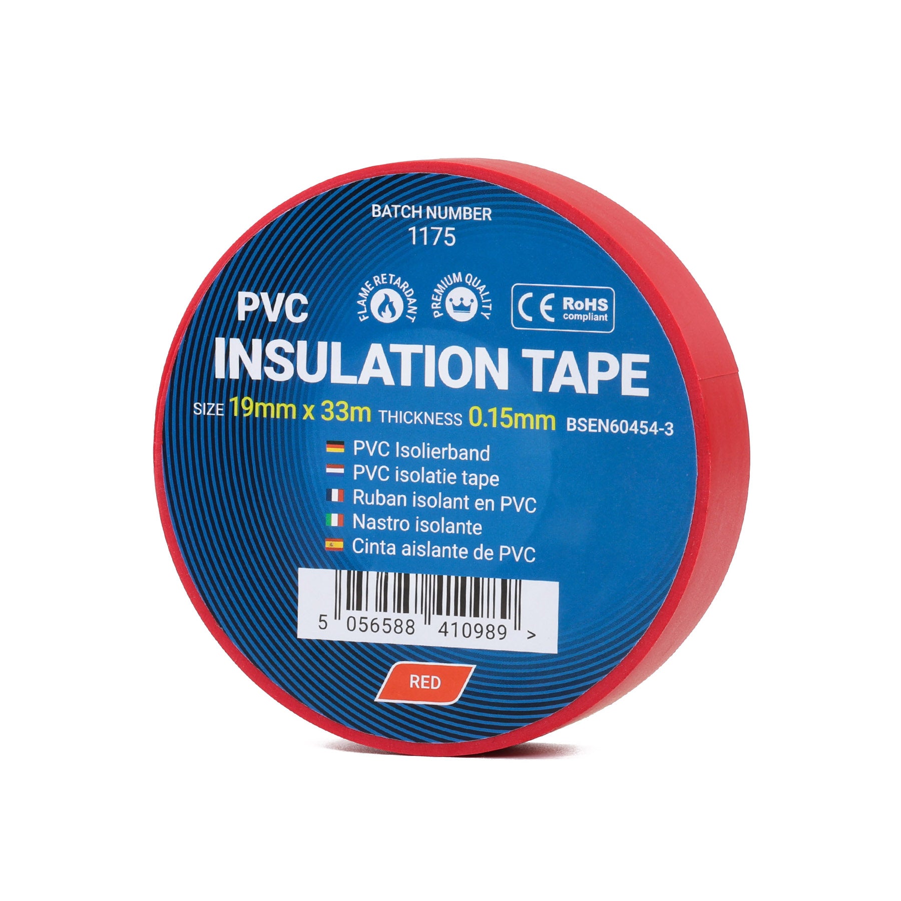 Red Electrical Tape 19mm - PVC Insulation Tape