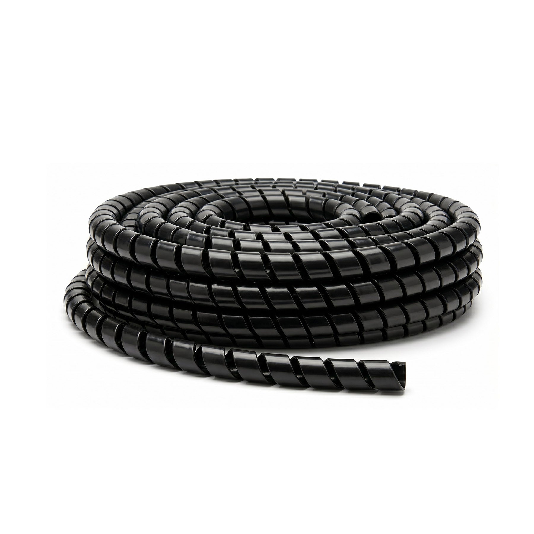 Black Polyethylene Cable Spiral Wrap by Cableties.co.uk