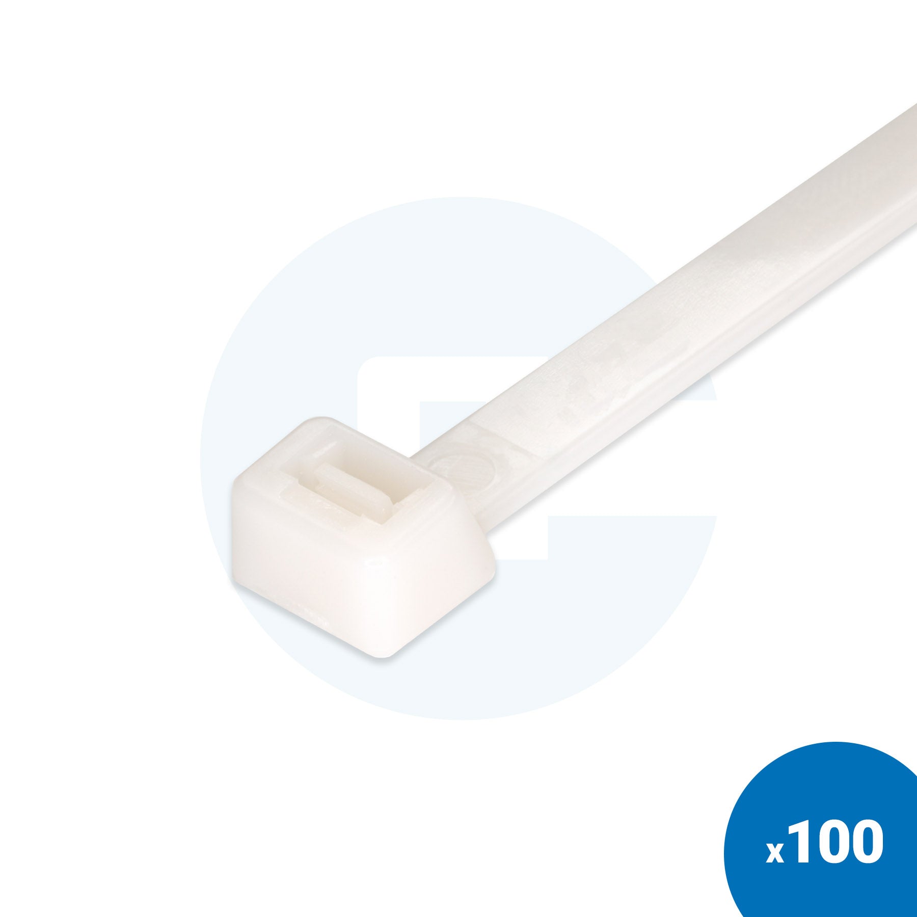 UL94-V0 Self-Extinguishing Cable Ties - Pack of 100