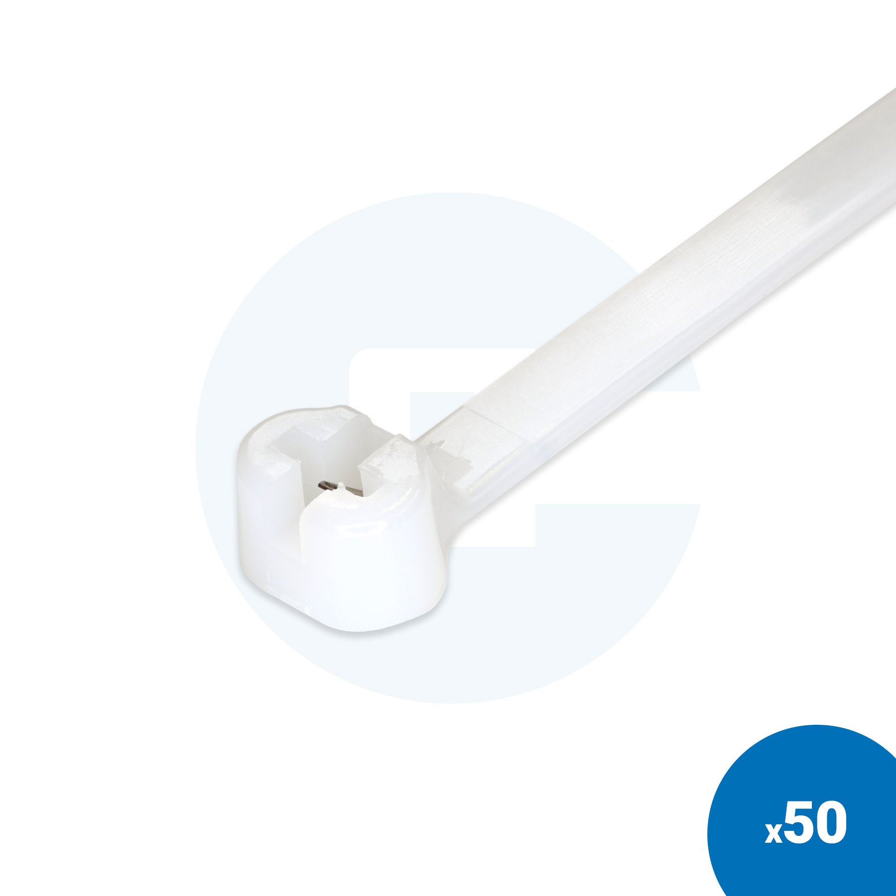 Metal Tooth Cable Ties - Pack of 100/50