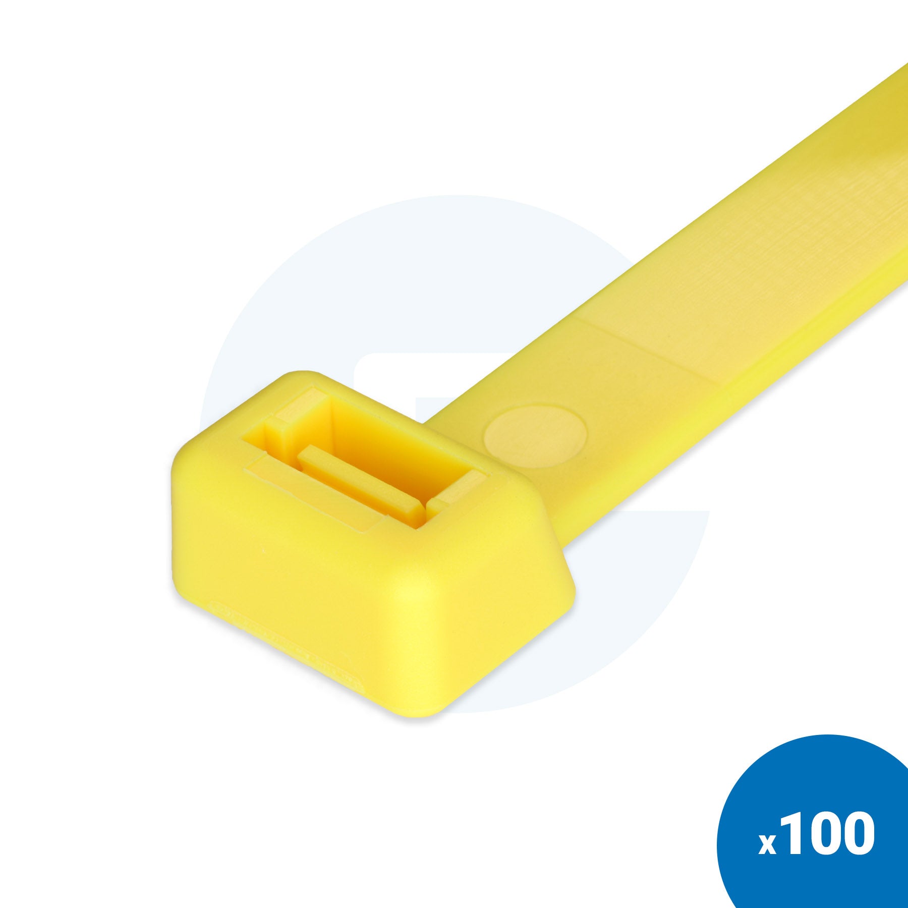 Yellow Cable Ties - Pack of 100