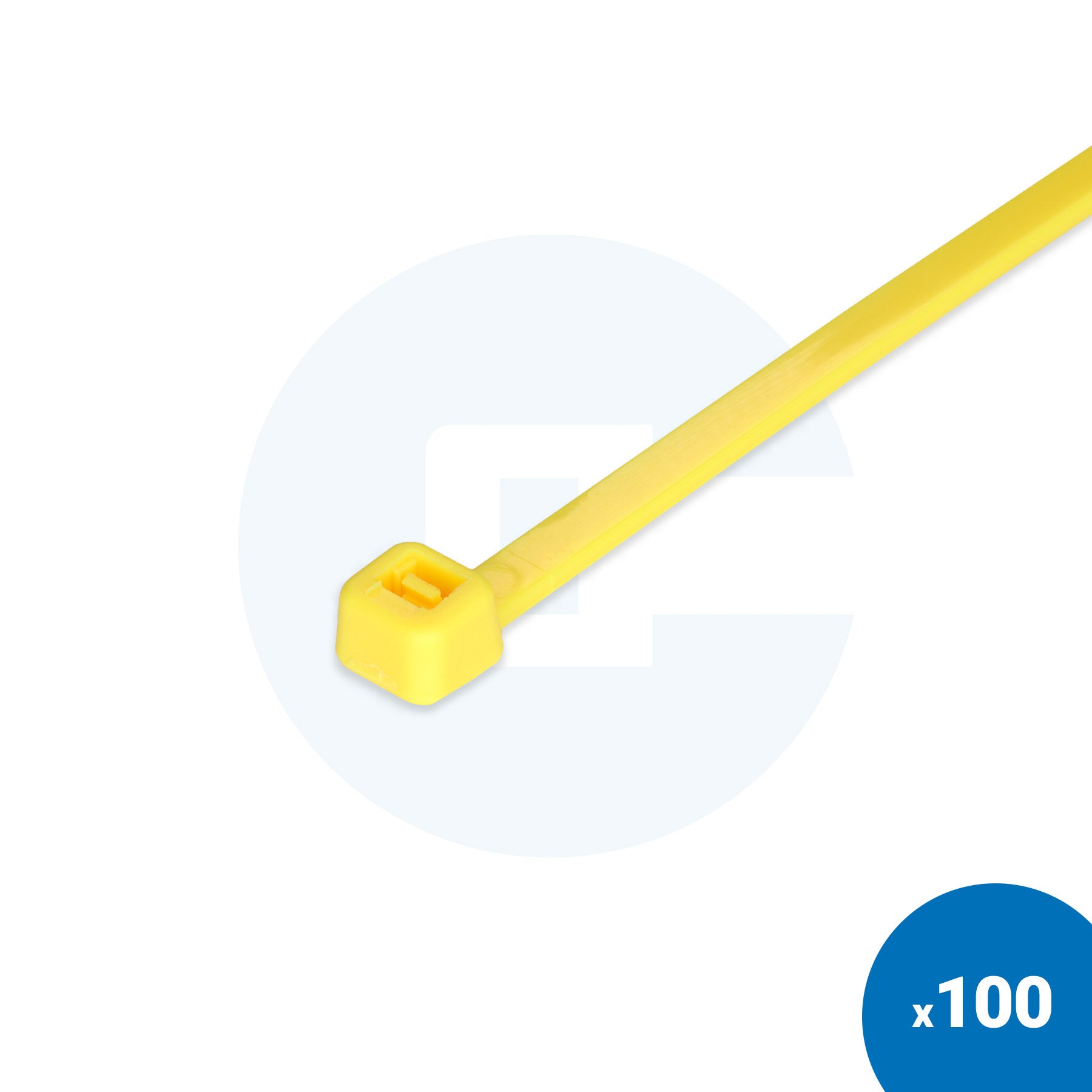 Yellow Cable Ties - Pack of 100