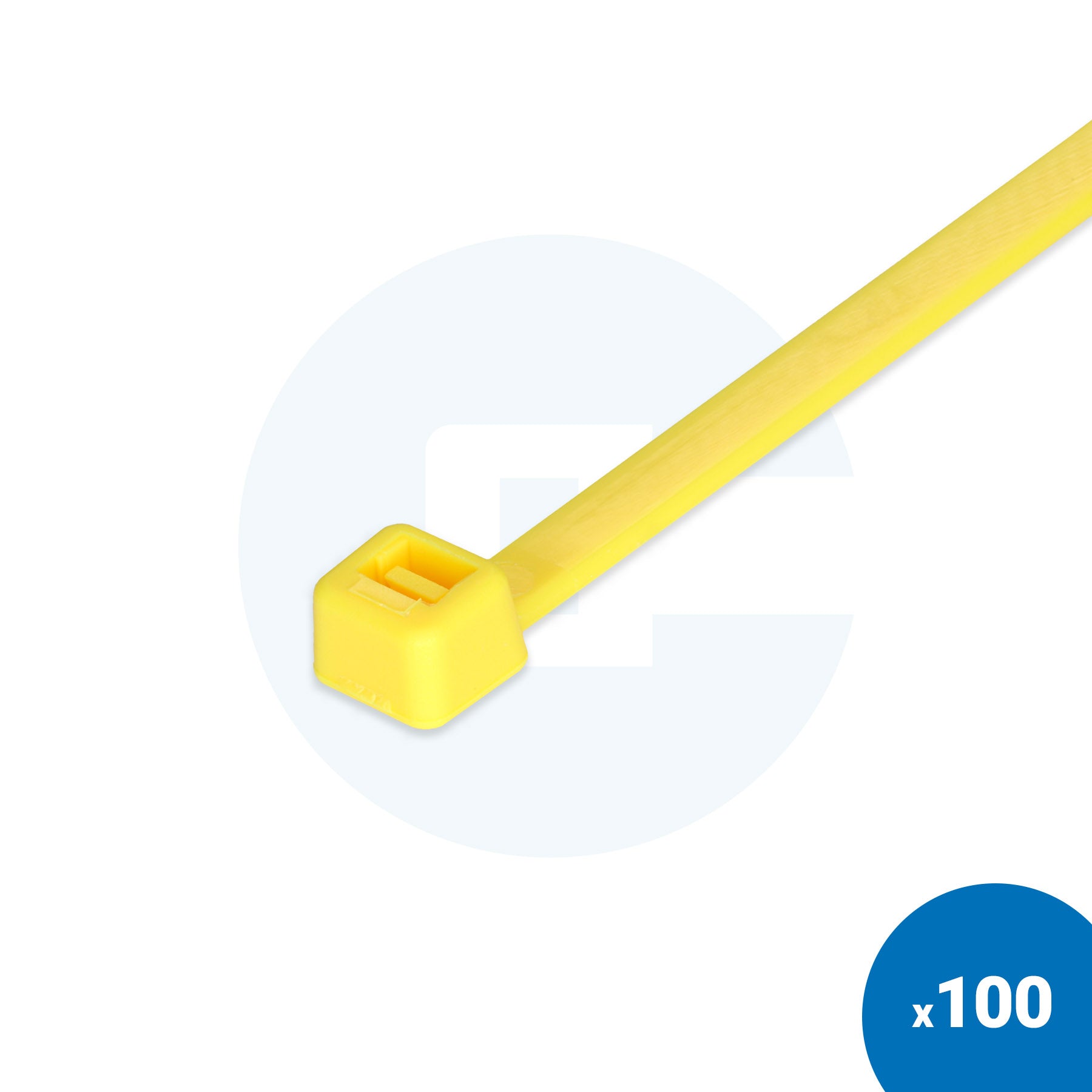 Yellow Cable Ties - Pack of 100