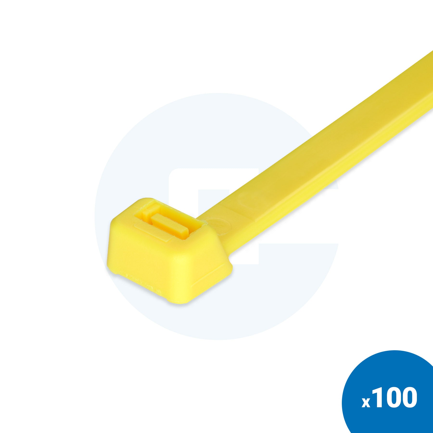 Yellow Cable Ties - Pack of 100