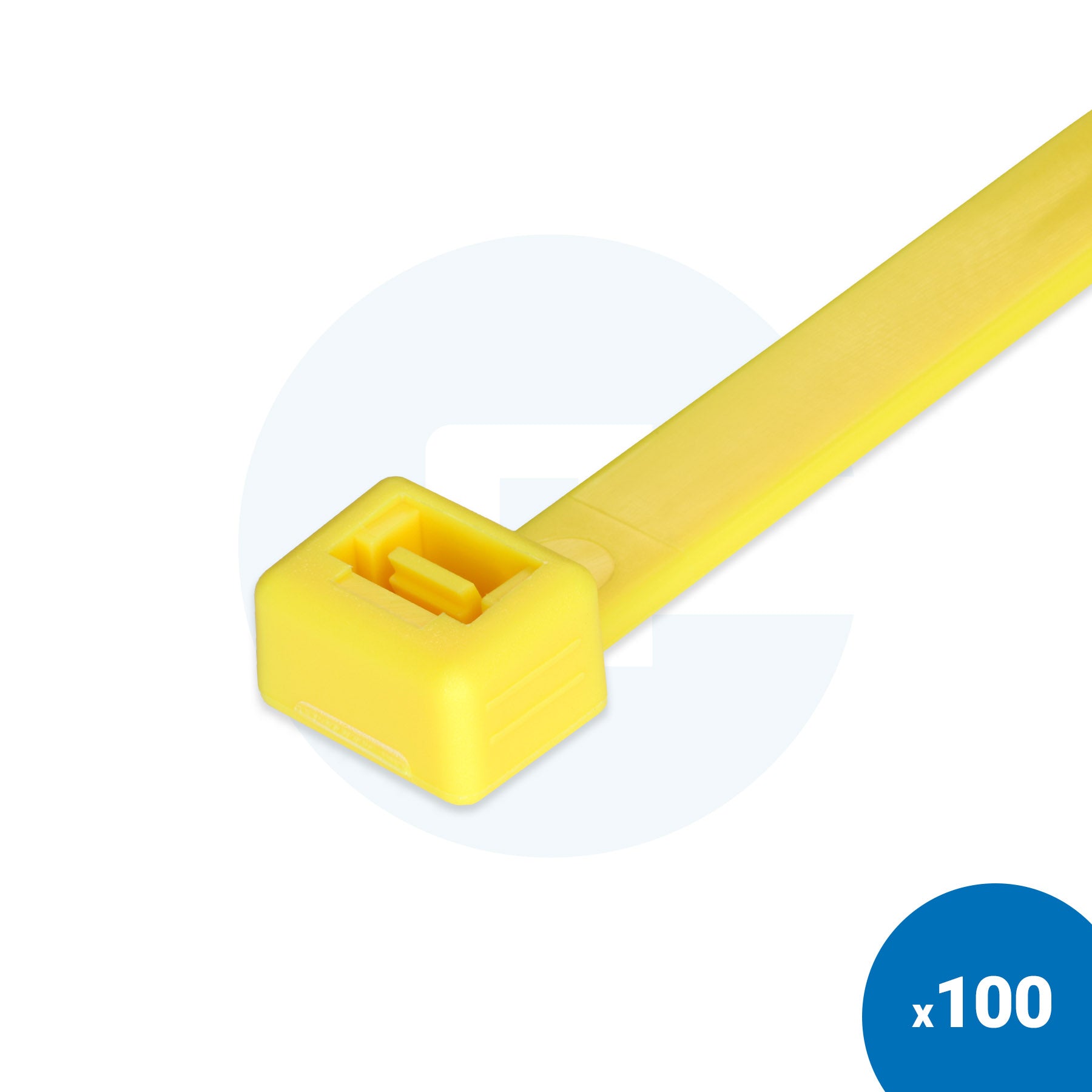 Yellow Cable Ties - Pack of 100