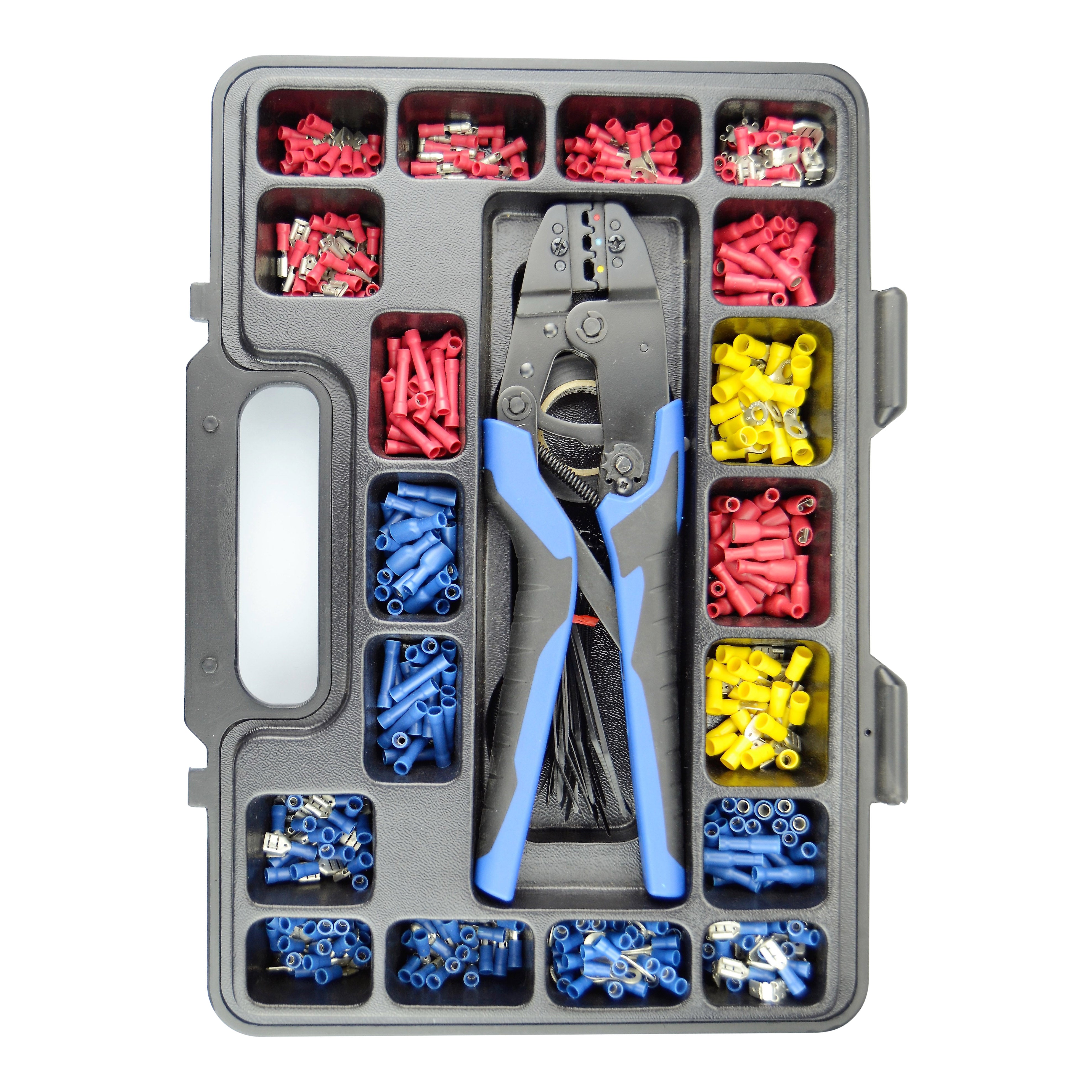 CMX Professional Series Crimp Terminal Assortment Kit Including CMX Series Ratchet Hand Tool