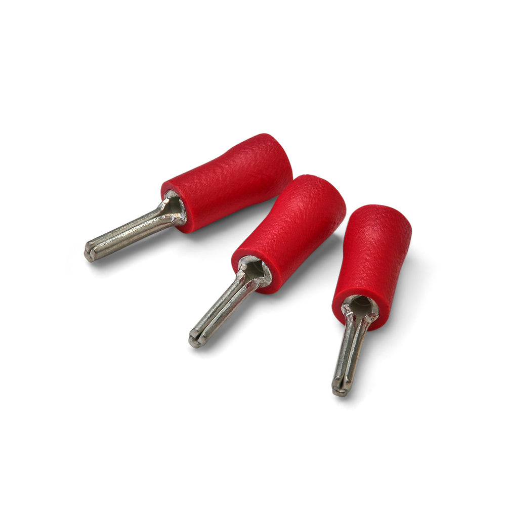 12mm Red Pin Terminal - Pack of 100