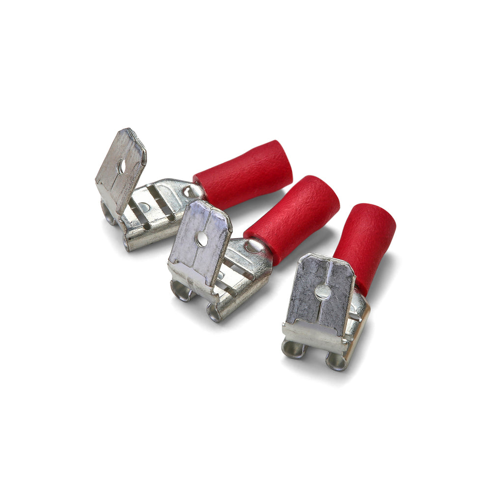 6.3 x 0.8mm Red Piggyback Terminal - Pack of 100