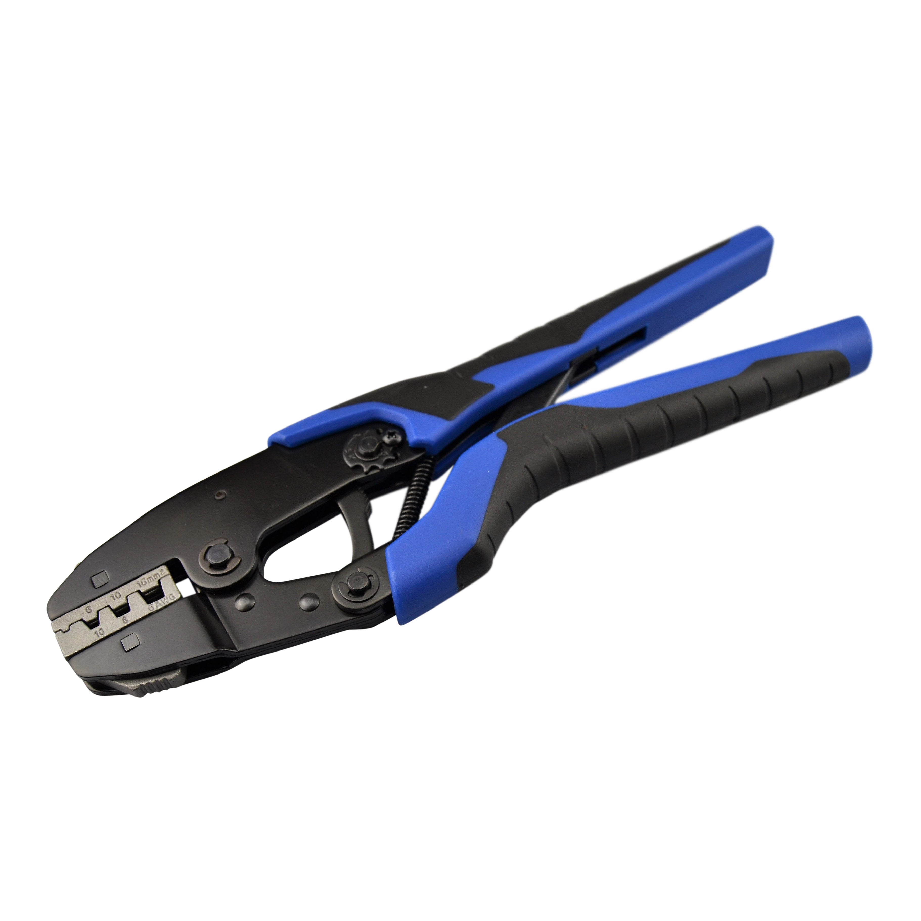 Ratchet Crimping Tool For Single, Dual Entry & Uninsulated Cord End Terminals 4.0-16mm²
