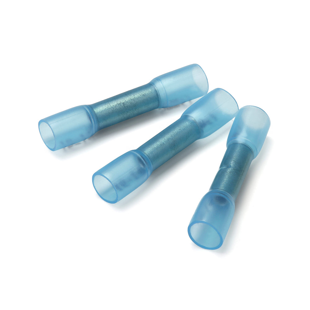 Blue Heatshrink Butt Connectors - Pack of 100