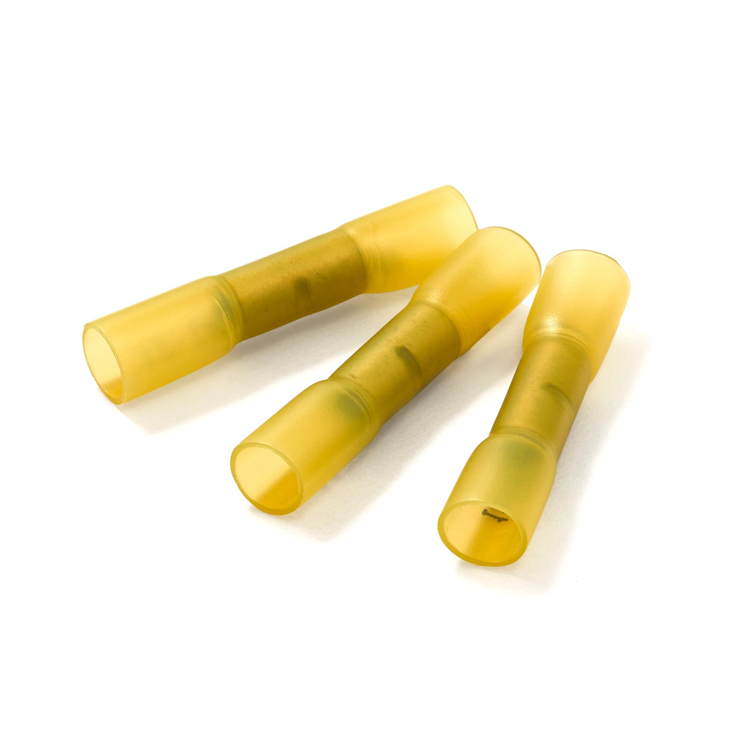 Yellow Heatshrink Butt Connectors - Pack of 100