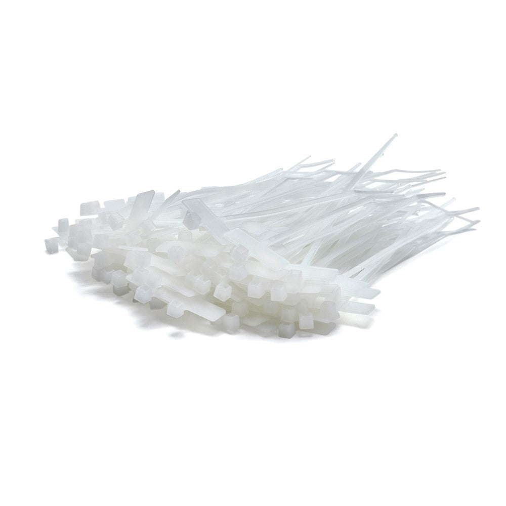 100 x 2.5mm Natural Marker Cable Ties - Pack of 100