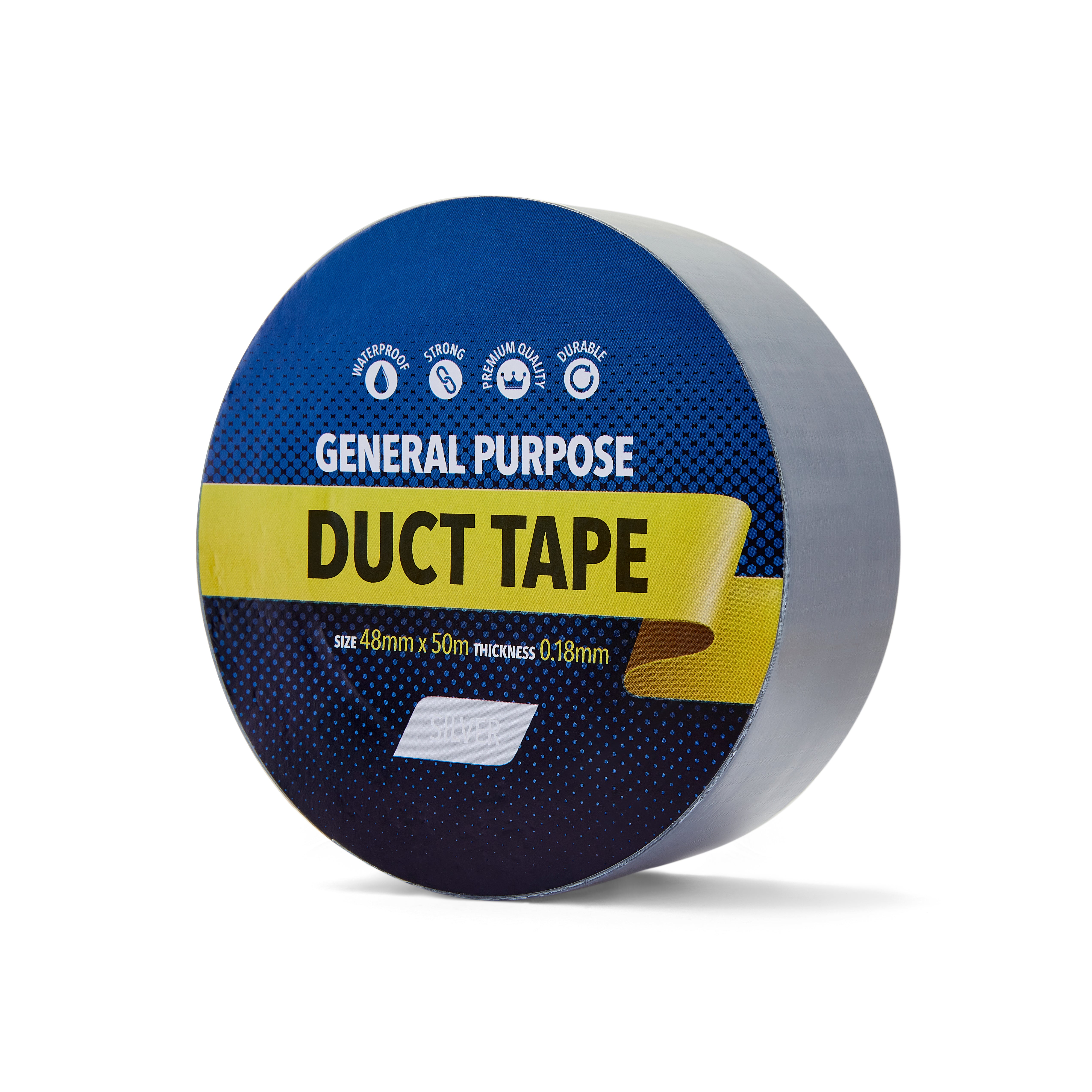 Silver Duct Tape - 48mm x 50m Roll