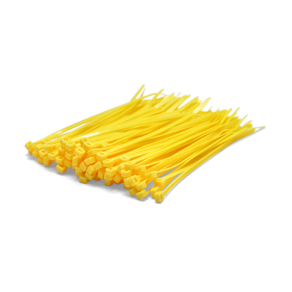 Yellow Cable Ties - Pack of 100