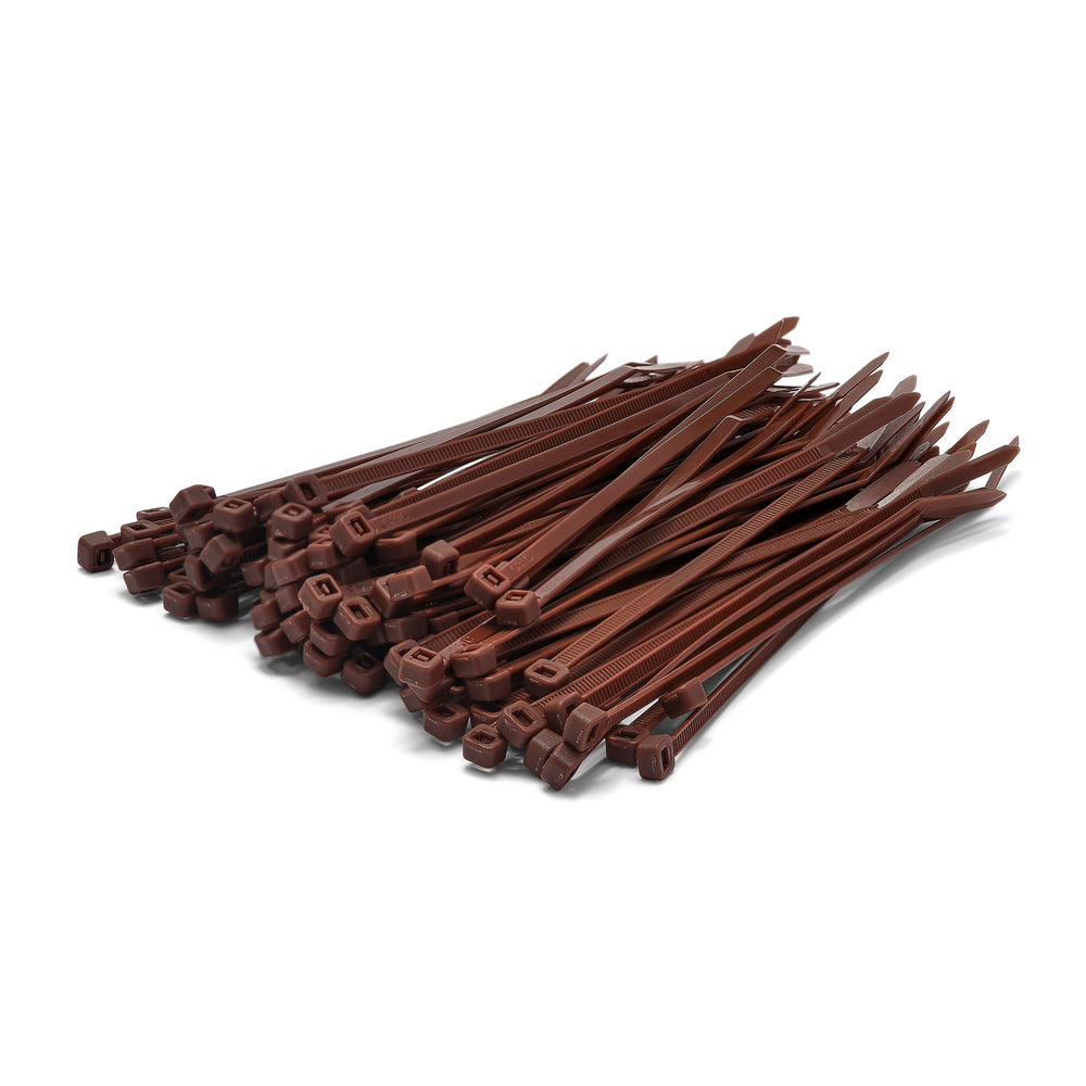 Brown Cable Ties - Pack of 100