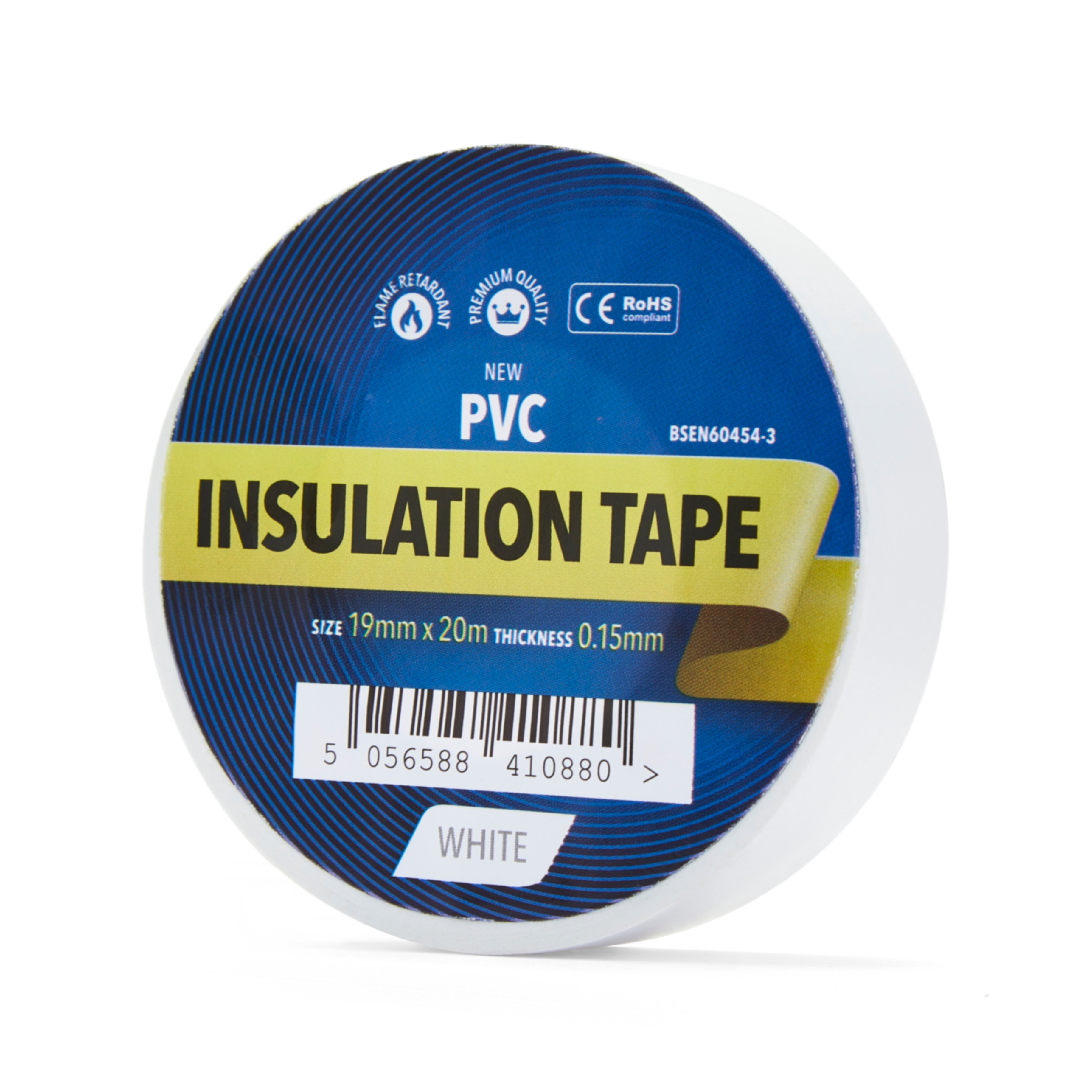 White Electrical Tape 19mm - PVC Insulation Tape