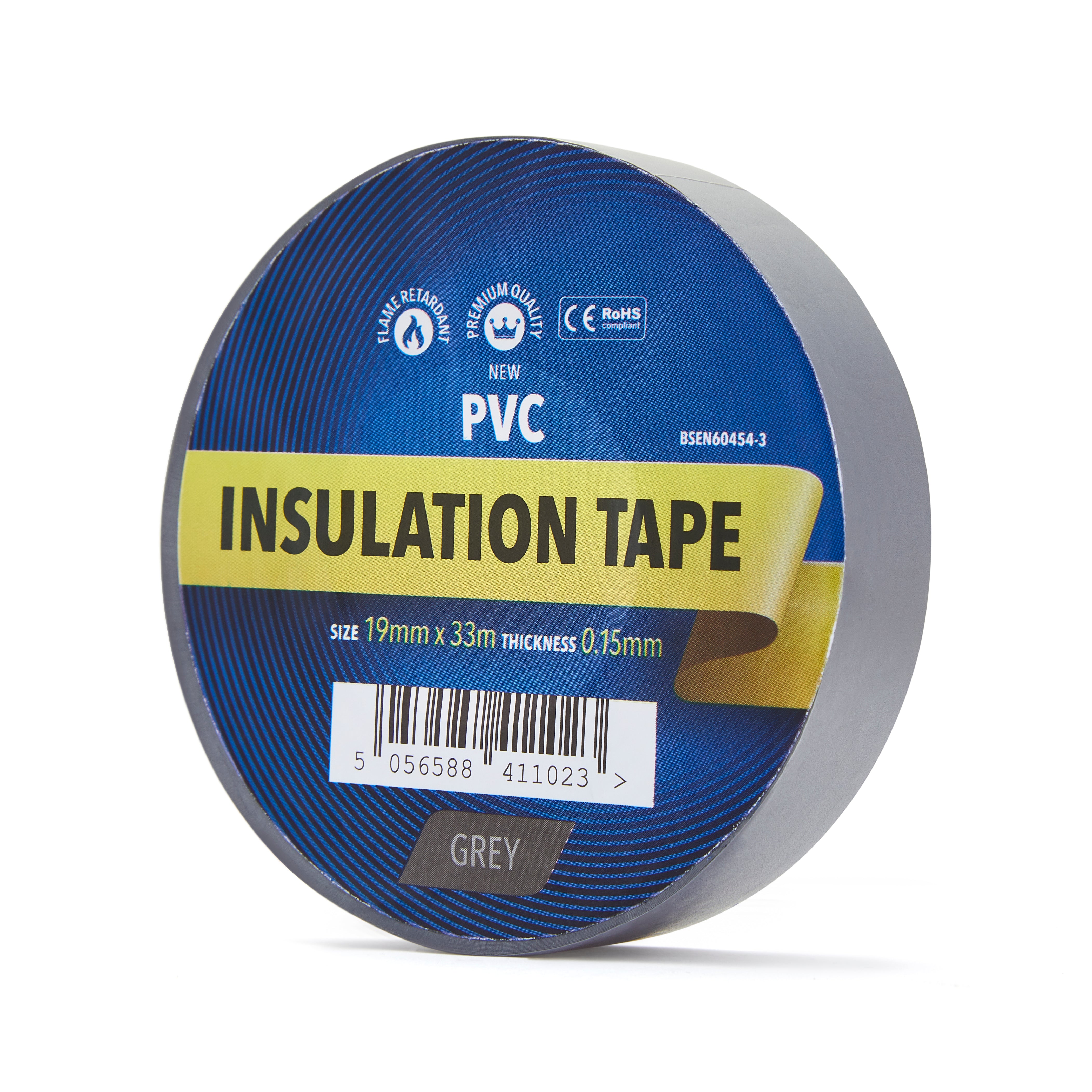 Grey Electrical Tape 19mm - PVC Insulation Tape