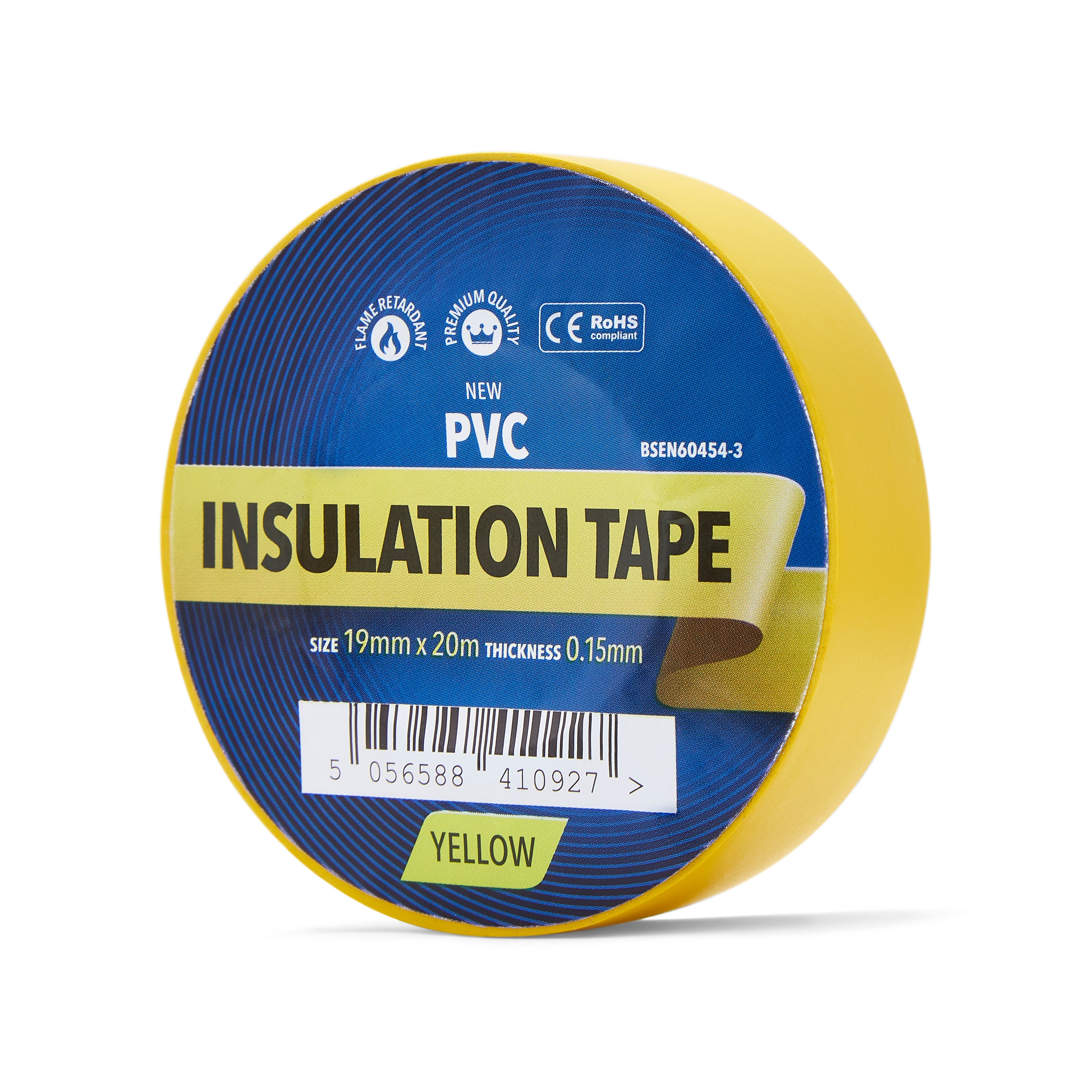 Yellow Electrical Tape 19mm - PVC Insulation Tape