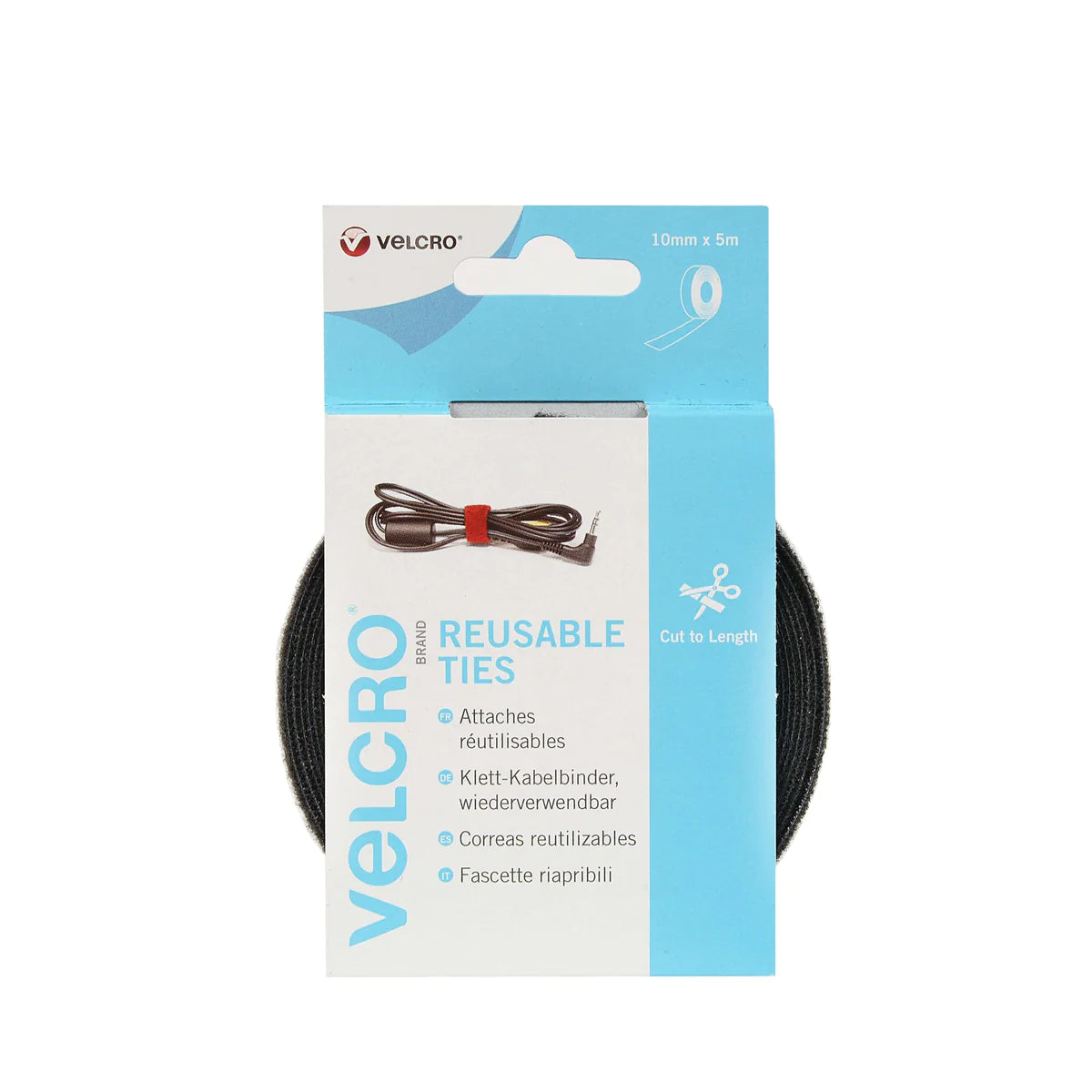 VELCRO® Brand ONE-WRAP® Strap, 10mm - 30mm Width - 5m Roll