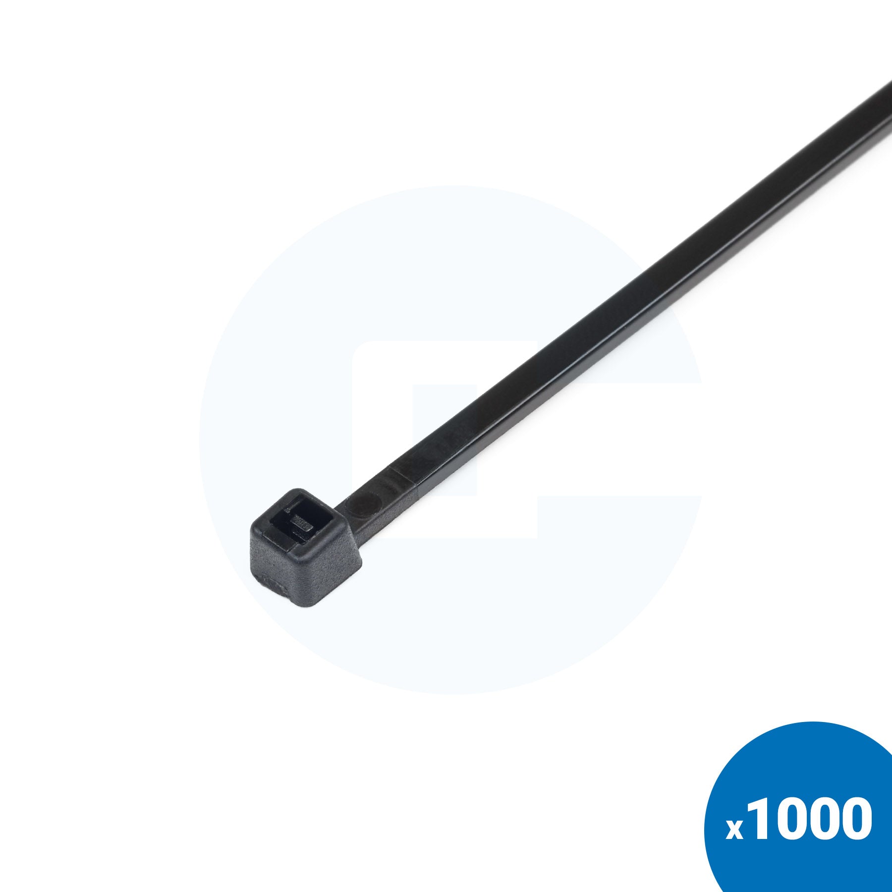 Black Cable Ties - Bulk Pack of 1000