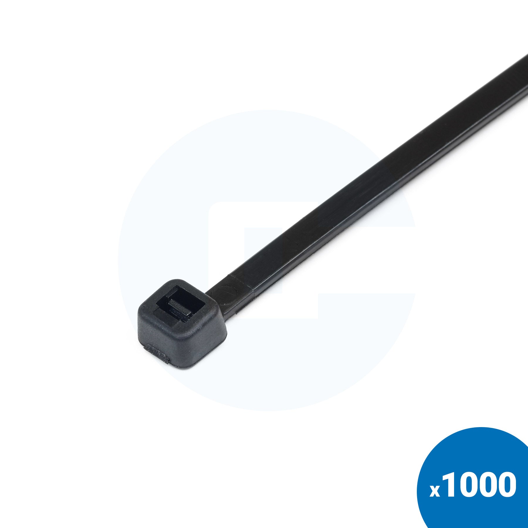 Black Cable Ties - Bulk Pack of 1000