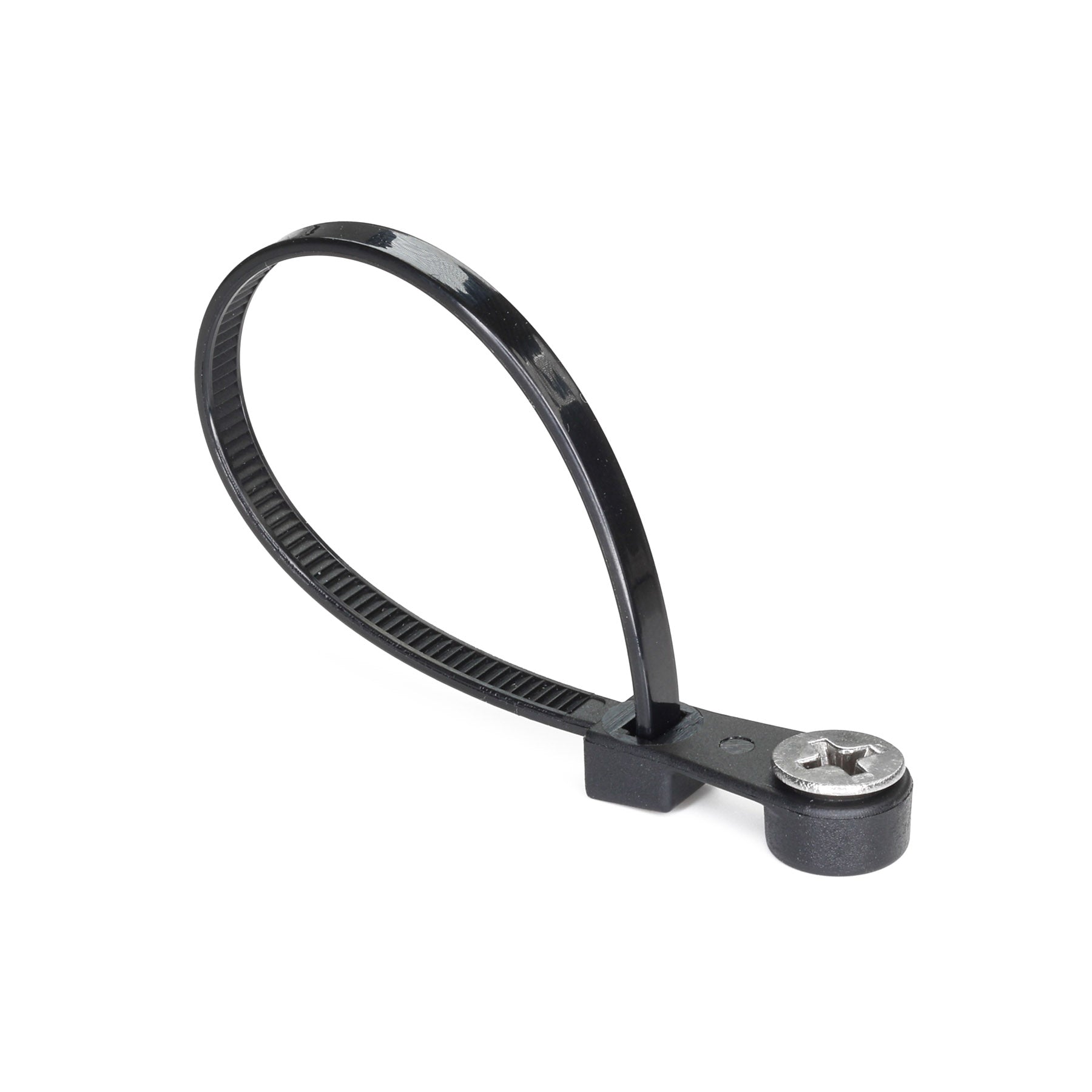Screw Mount Nylon Cable Ties - Pack of 100