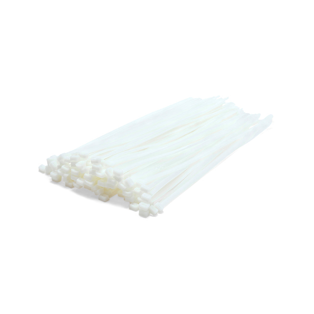 Natural White Cable Ties - Pack of 100