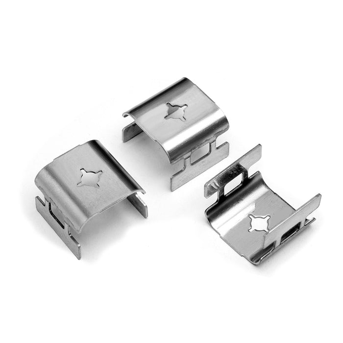Stainless Steel Trunking Clips - Pack of 50 | Cableties.co.uk